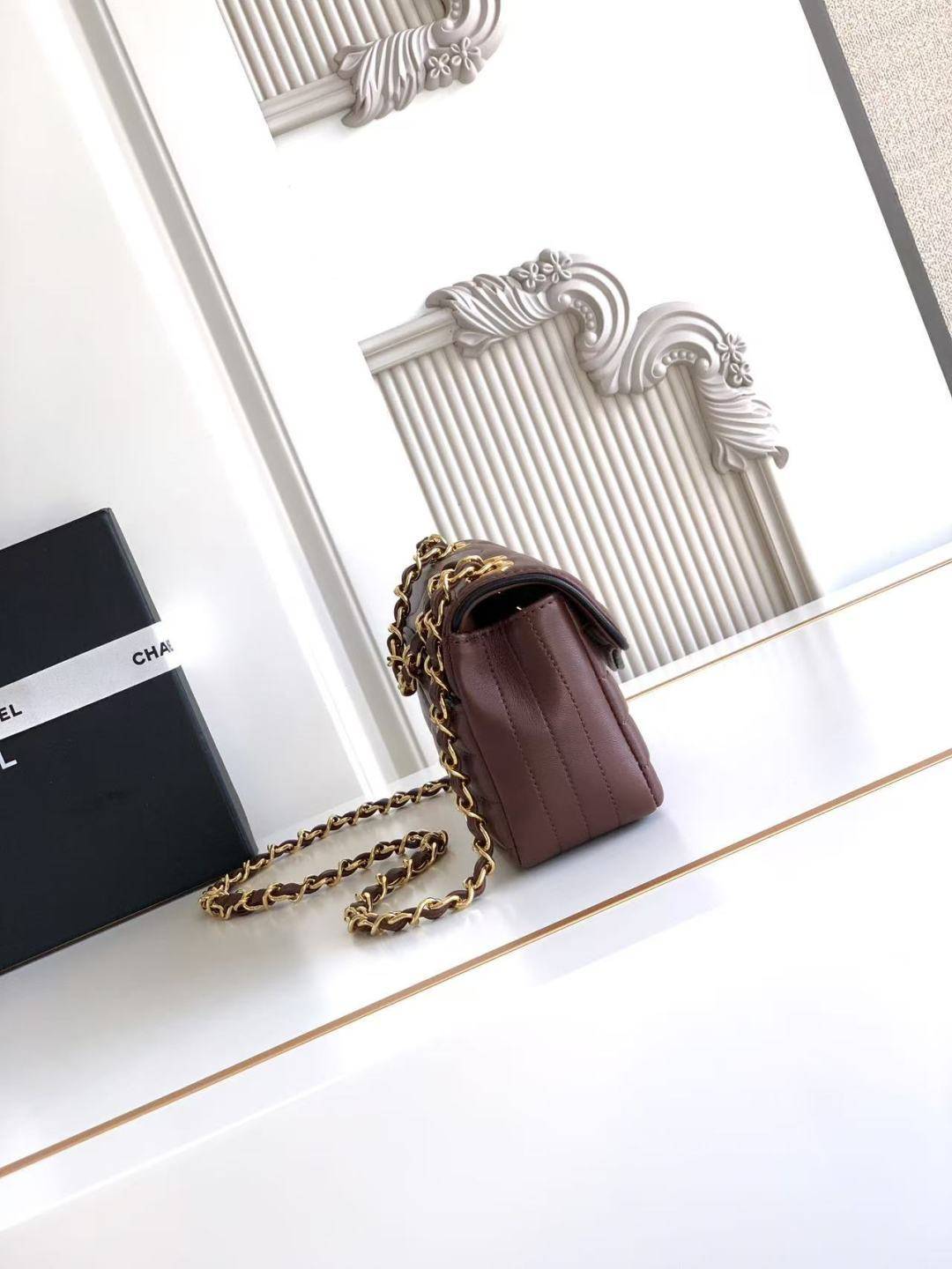 シャネル CHANEL マトラッセ キャビアスキン チェーンショルダーバッグ ブラック ゴールド金具 レディース - 画像 20