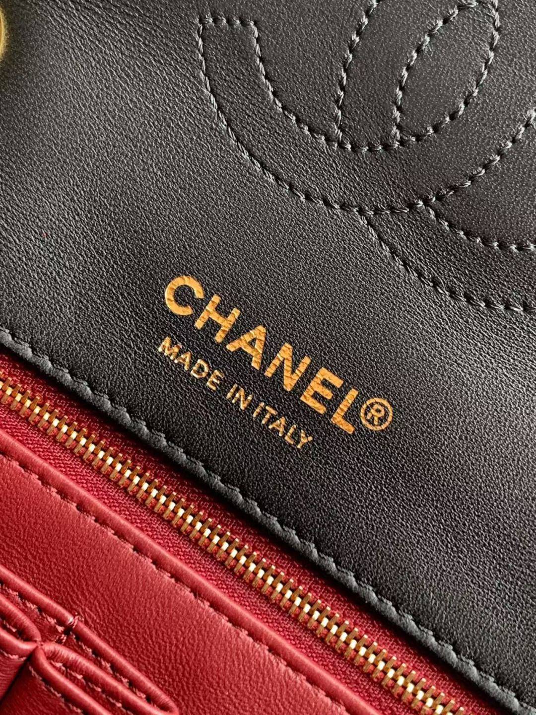 CHANEL シャネル マトラッセ チェーンショルダーバッグ キャビアスキン ゴールド金具 レディース ブラック - 画像 3