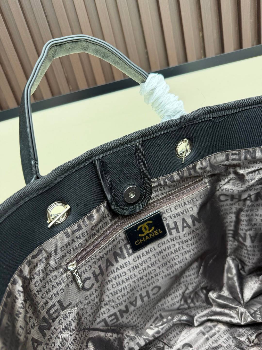 シャネル CHANEL マトラッセ チェーンショルダーバッグ ラムスキン ブラック ゴールド金具 レディース - 画像 19