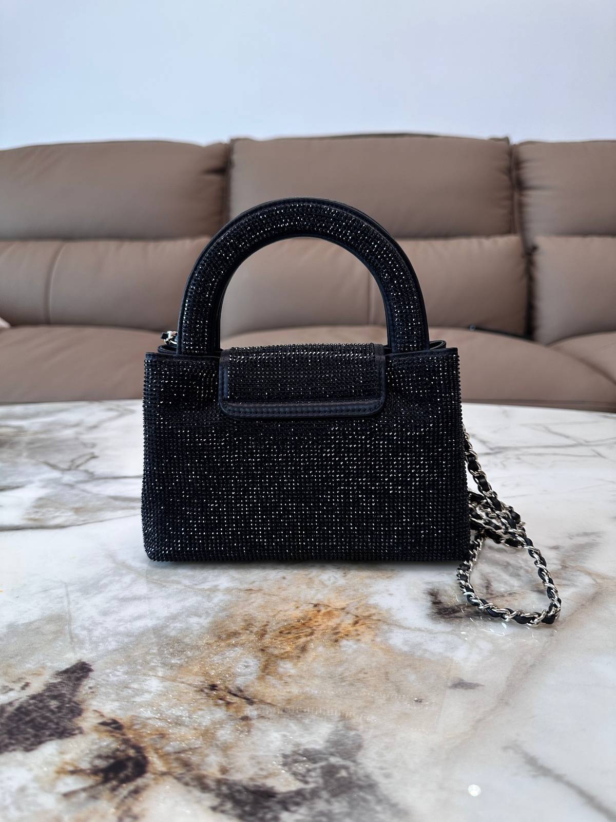 CHANEL シャネル マトラッセ ラムスキン チェーンショルダーバッグ ゴールド金具 ブラック レディース - 画像 8