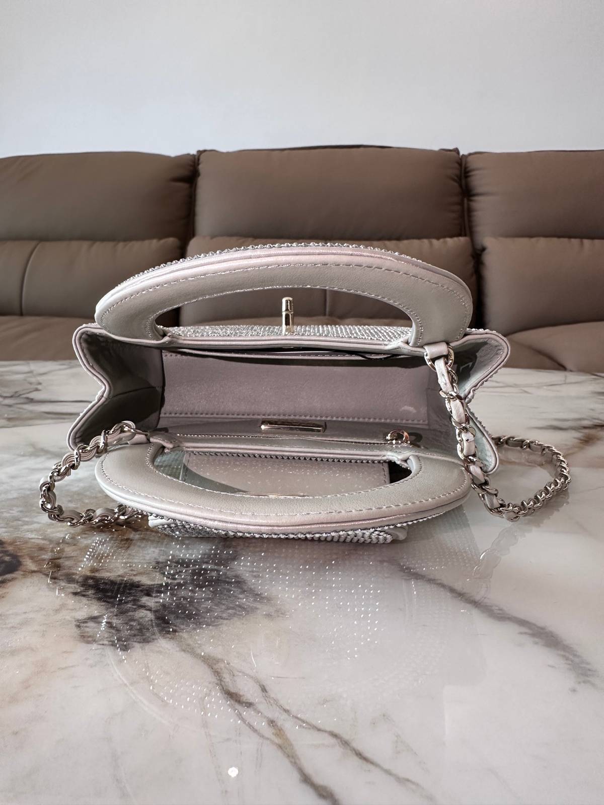 CHANEL シャネル マトラッセ ラムスキン チェーンショルダーバッグ ゴールド金具 ブラック レディース - 画像 13