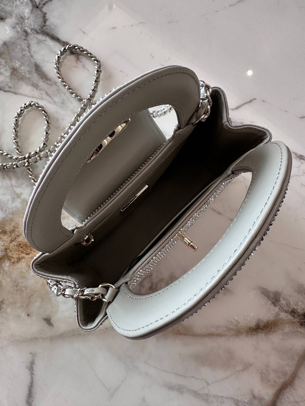 CHANEL シャネル マトラッセ ラムスキン チェーンショルダーバッグ ゴールド金具 ブラック レディース - 画像 14