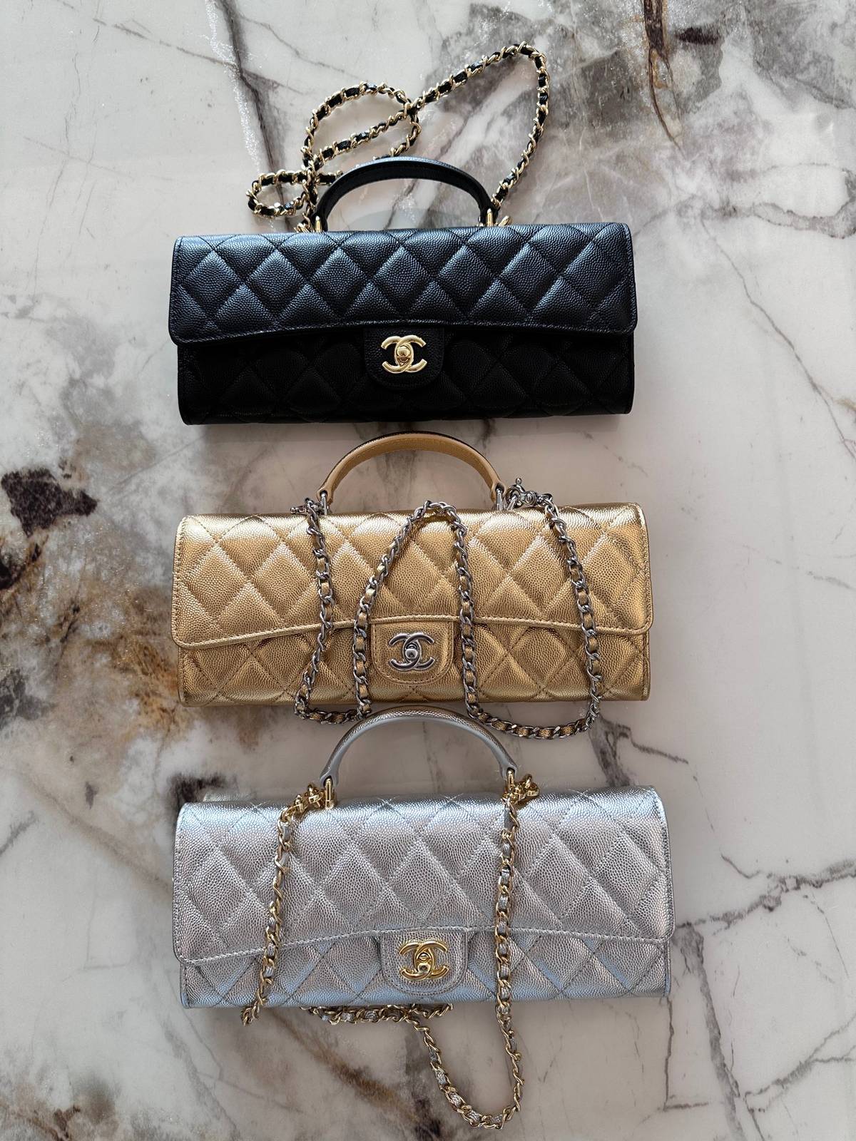 シャネル CHANEL マトラッセ チェーンショルダーバッグ キャビアスキン ゴールド金具 レディース ブラック ベージ