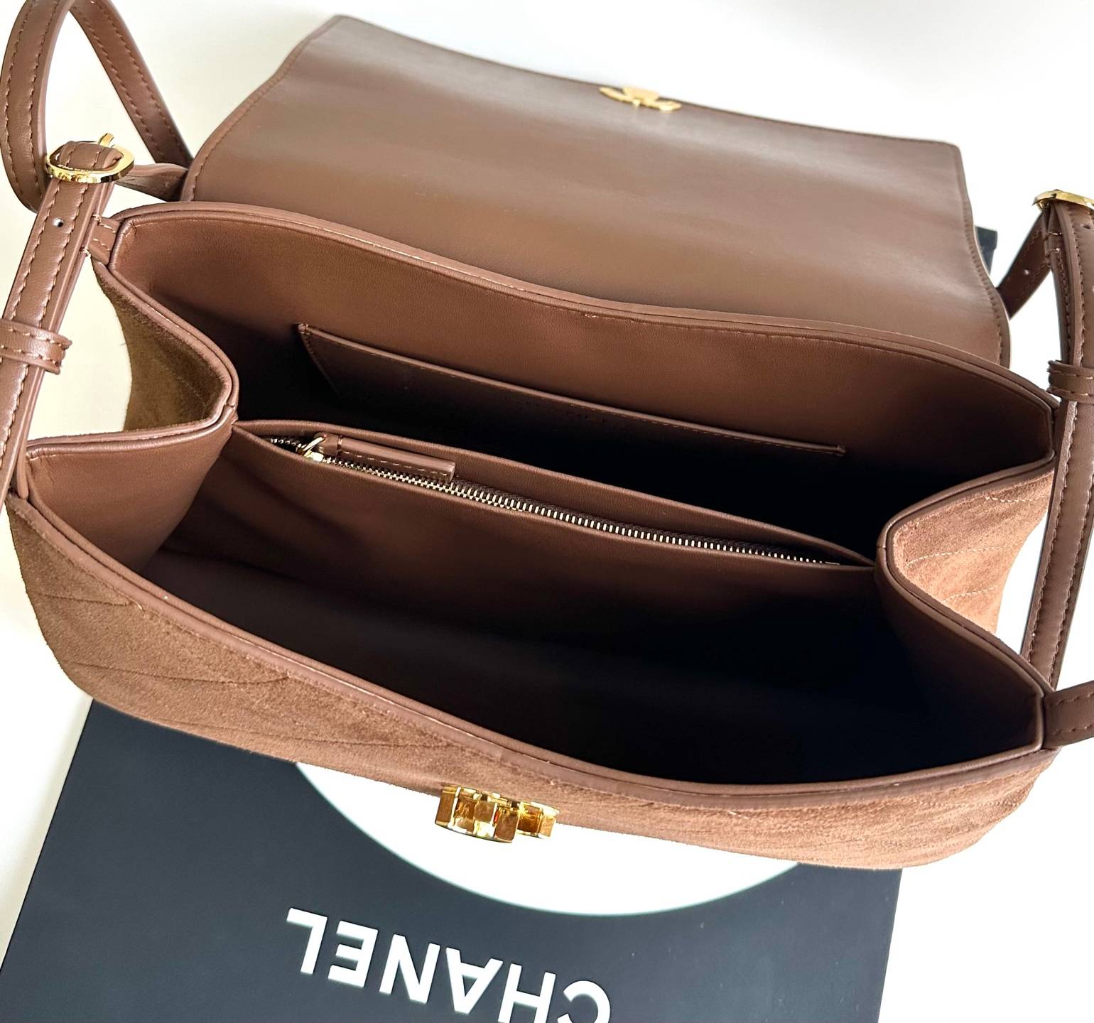 シャネル 3220 マトラッセ ラムスキン チェーンショルダーバッグ ゴールド金具 レディース - 画像 3