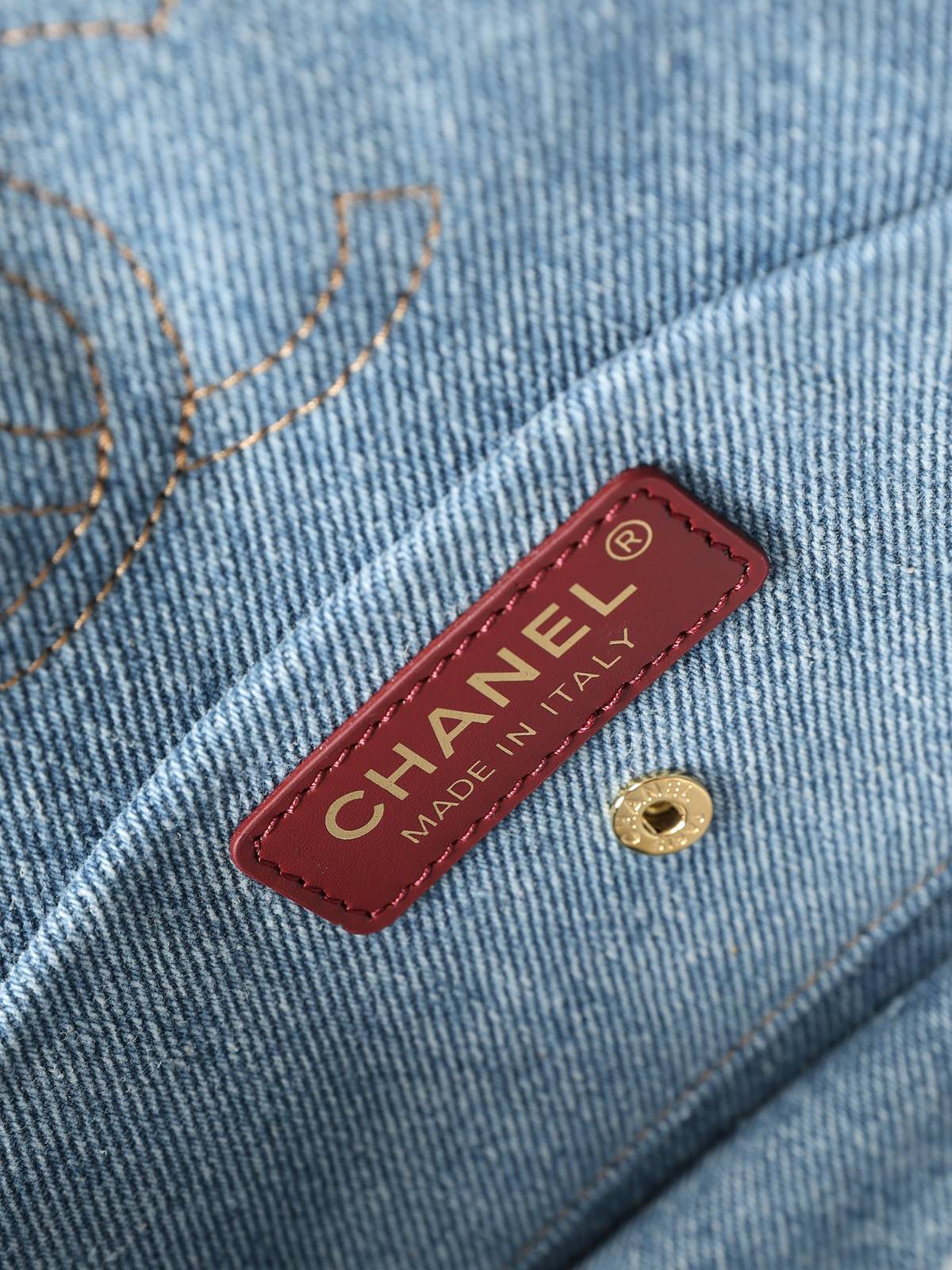シャネル CHANEL マトラッセ デニム チェーンショルダーバッグ ブラック シルバー金具 レディース - 画像 2