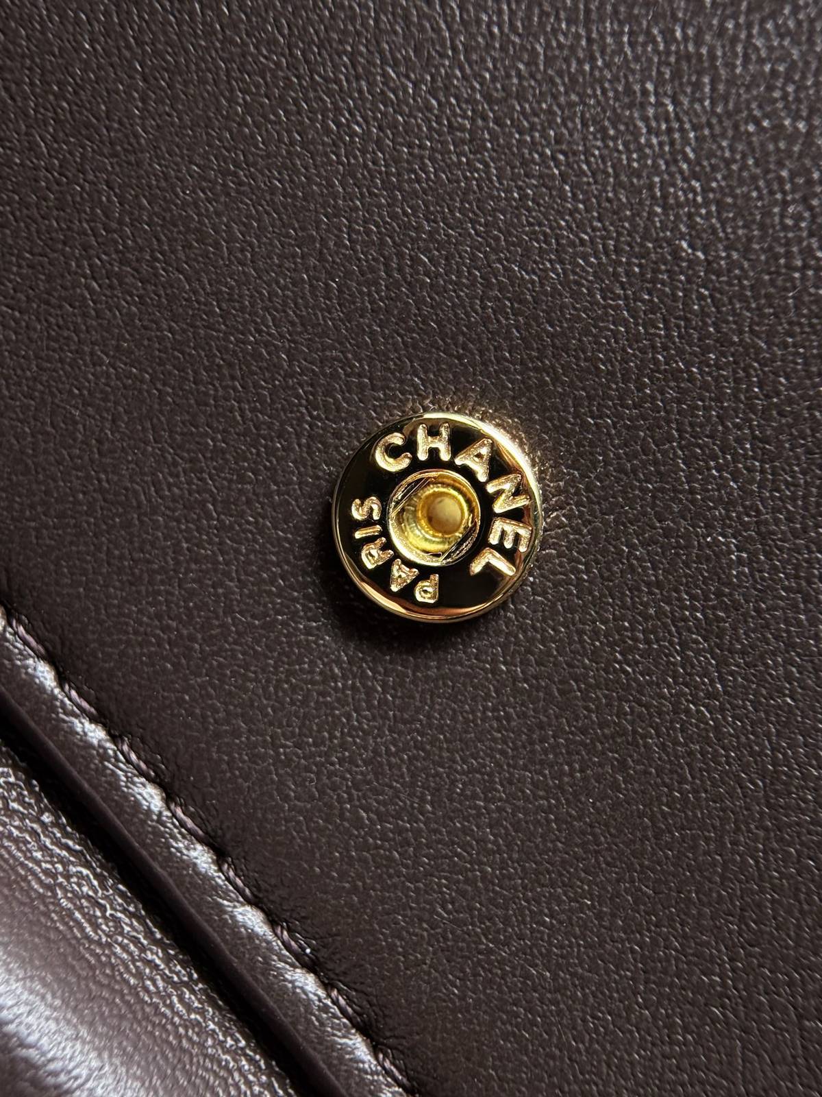 シャネル 6626 ミニマトラッセ ラムスキン フラップバッグ ゴールド金具 イエロー ブラック ホワイト レディース - 画像 4