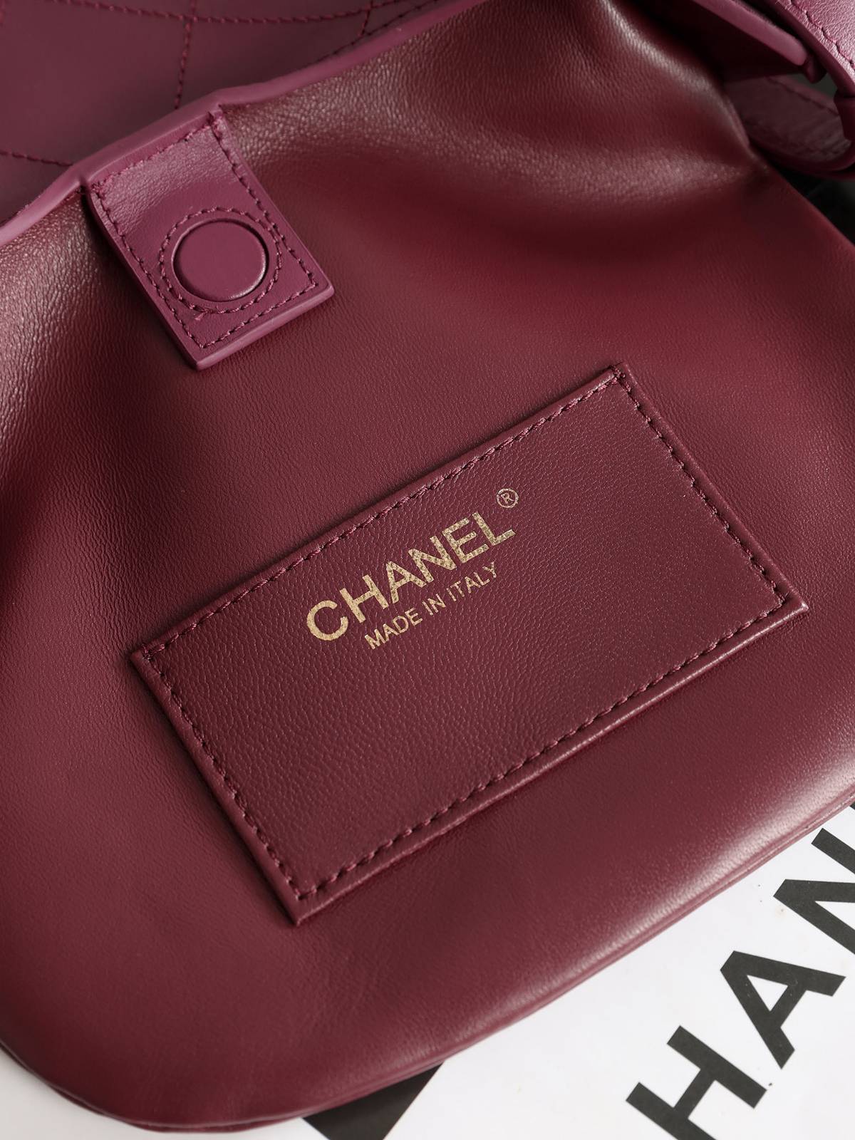シャネル CHANEL マトラッセ ブラック キャビアスキン フラップバッグ チェーンショルダー 2WAY レディース - 画像 11