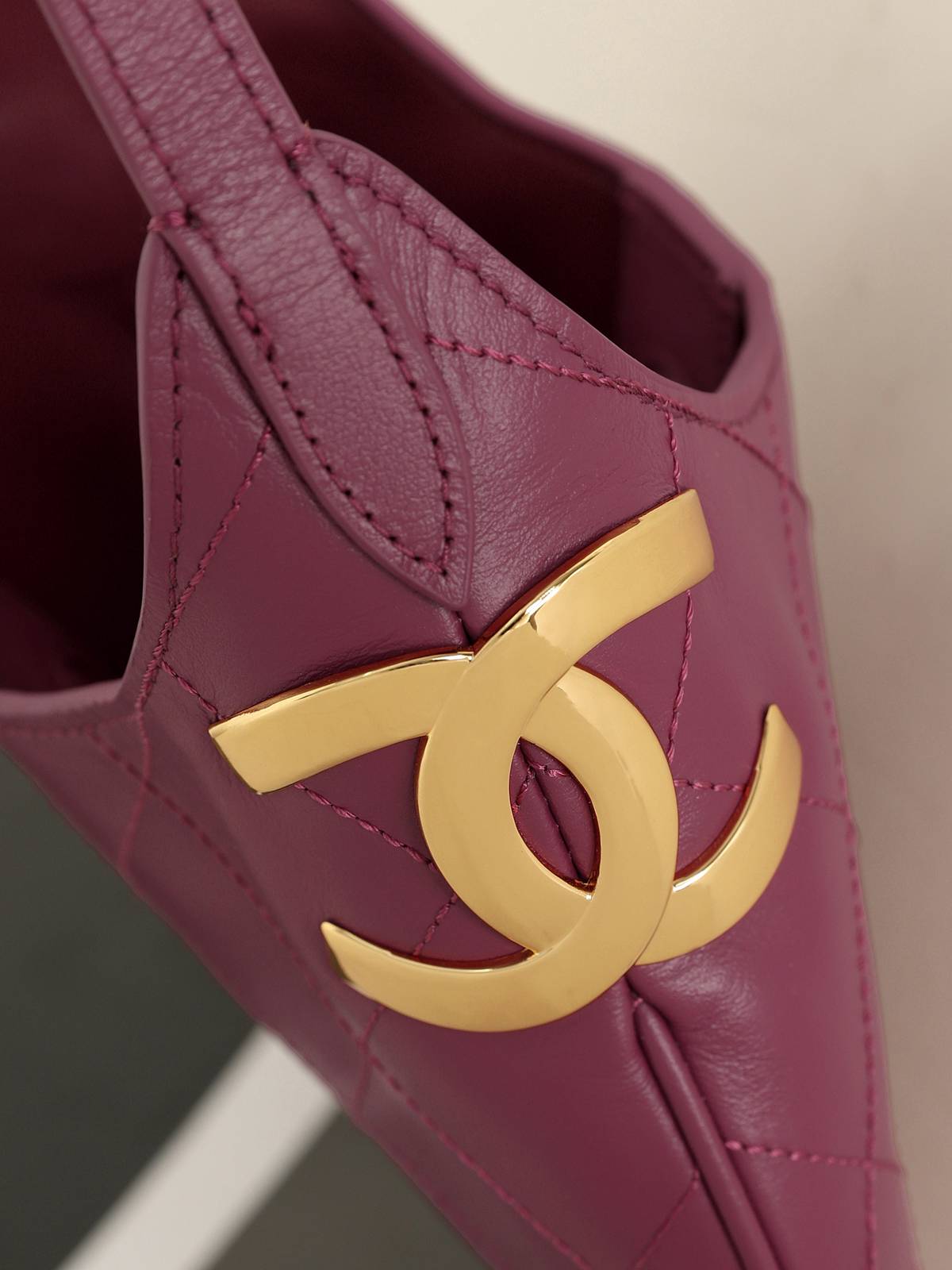 シャネル CHANEL マトラッセ ブラック キャビアスキン フラップバッグ チェーンショルダー 2WAY レディース - 画像 13