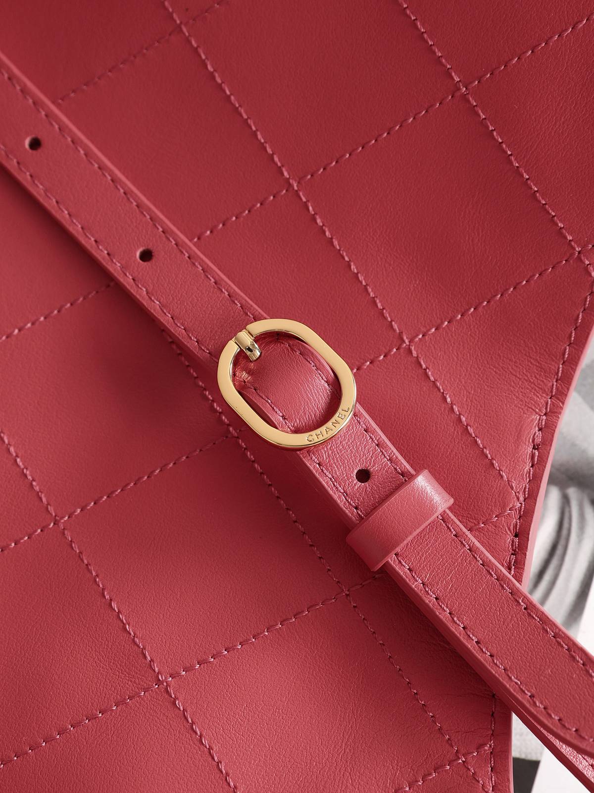 シャネル CHANEL マトラッセ ボーイシャネル トートバッグ ゴールド金具 レザー編み込みチェーン 2WAY レディ - 画像 6