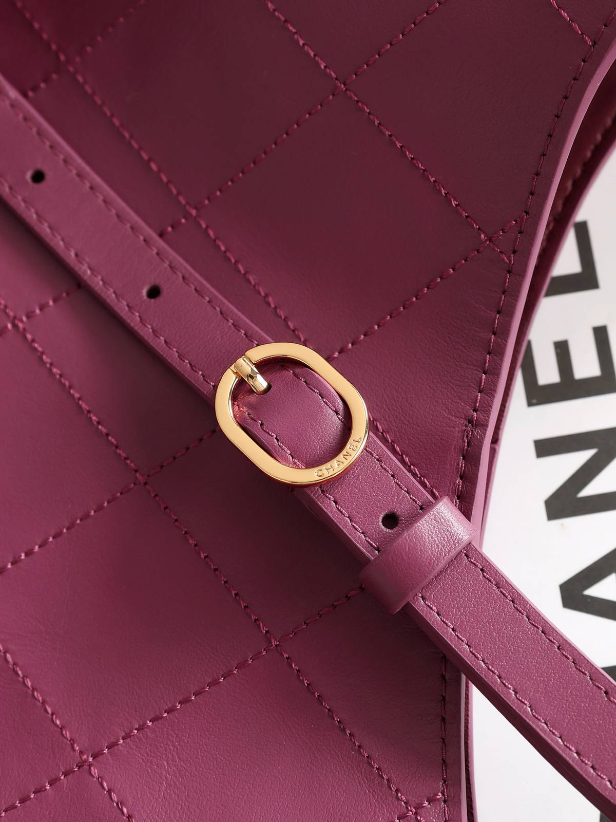 シャネル CHANEL マトラッセ ボーイシャネル トートバッグ ゴールド金具 レザー編み込みチェーン 2WAY レディ - 画像 13