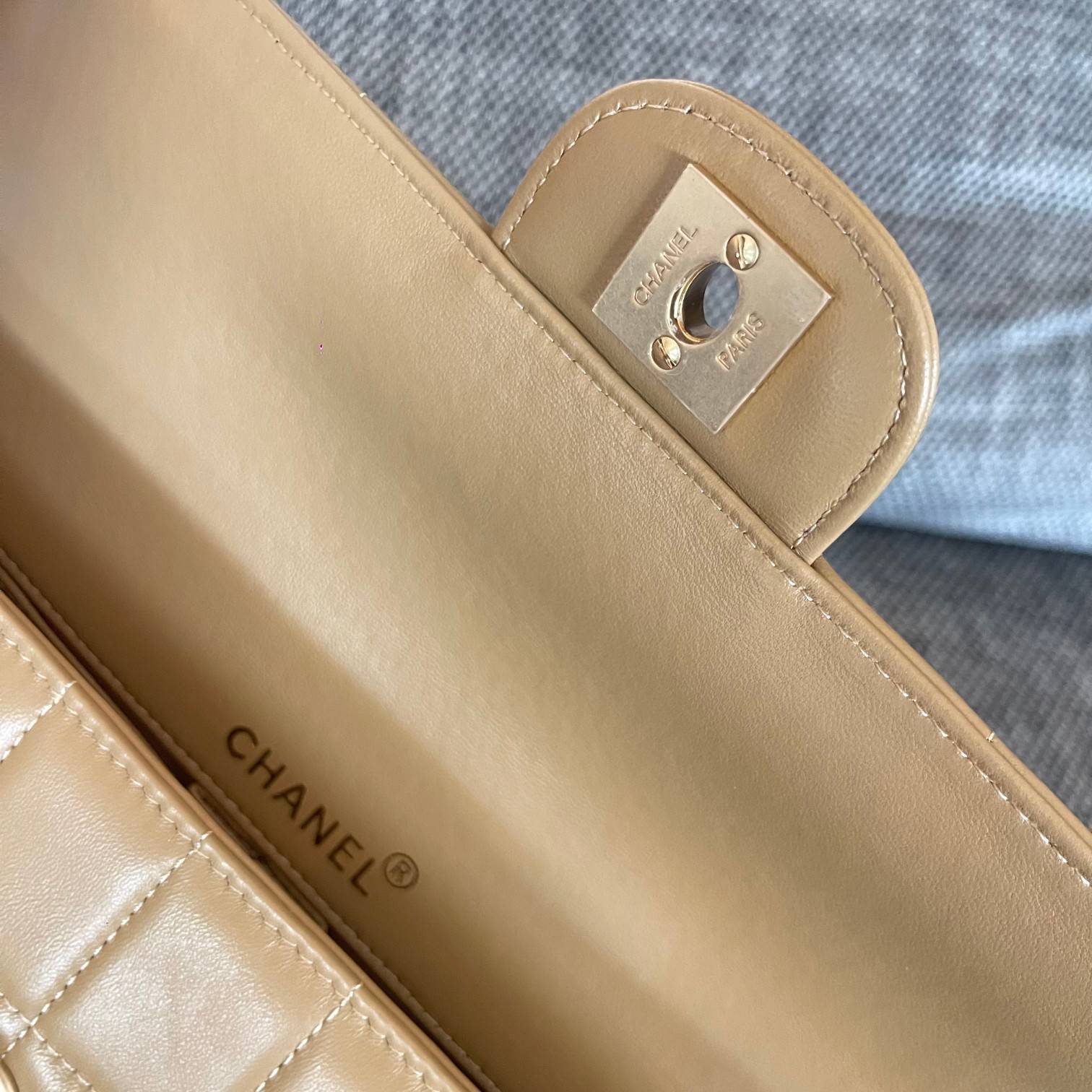 シャネル CHANEL マトラッセ チェーンショルダーバッグ ブラック ベージュ ピンク レディース - 画像 14