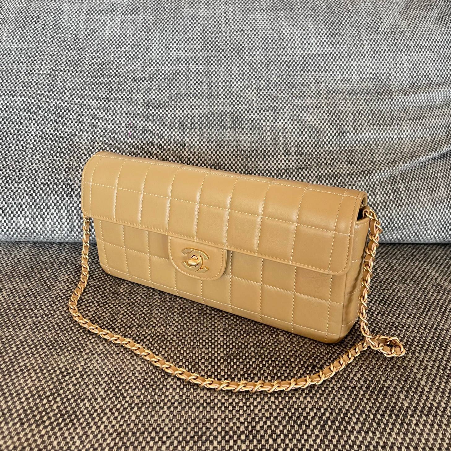 シャネル CHANEL マトラッセ チェーンショルダーバッグ ブラック ベージュ ピンク レディース - 画像 16