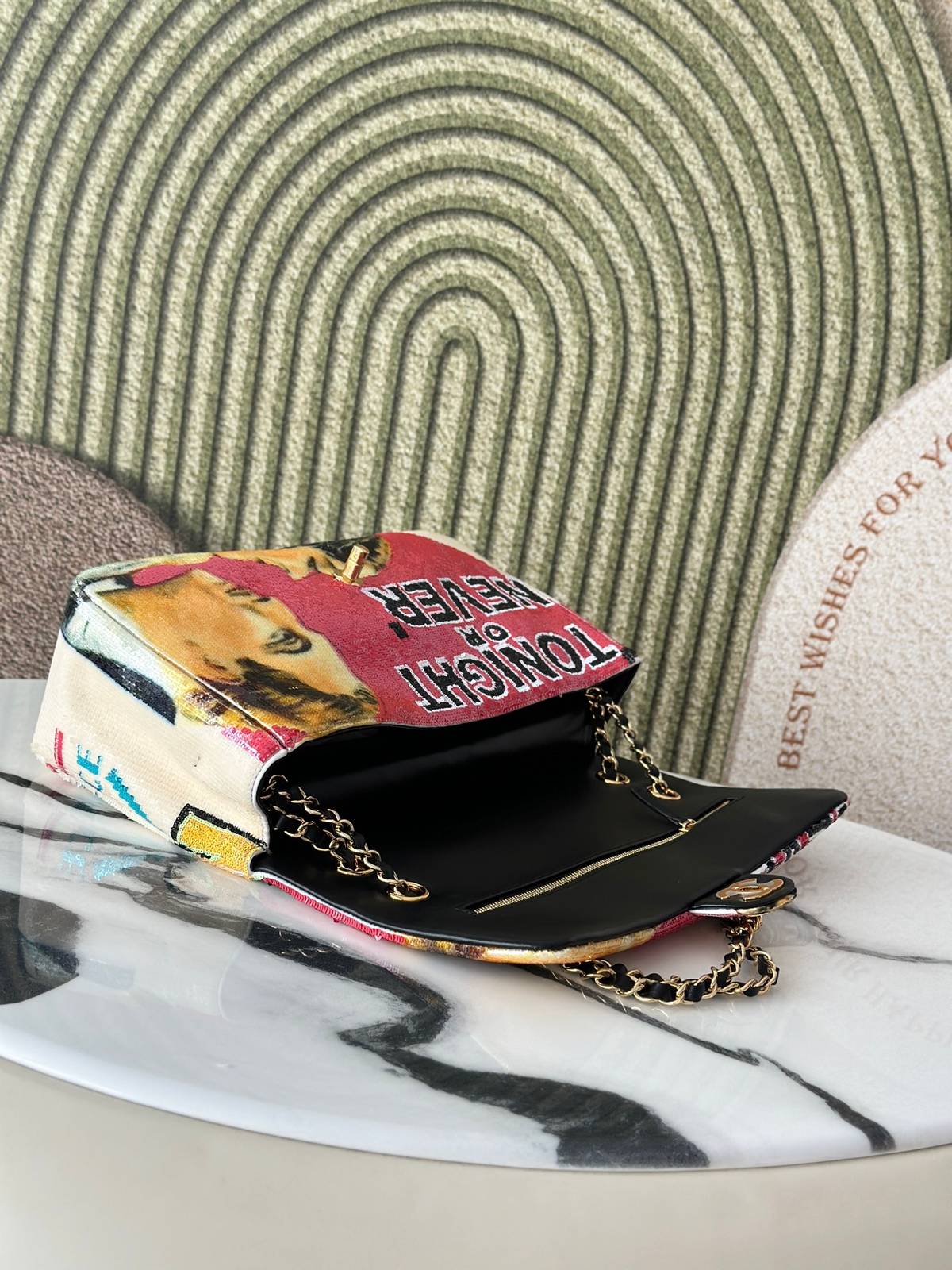 シャネル CHANEL AS6231 レッド マトラッセ チェーンショルダーバッグ ゴールド金具 ストラップ フラップバ - 画像 13