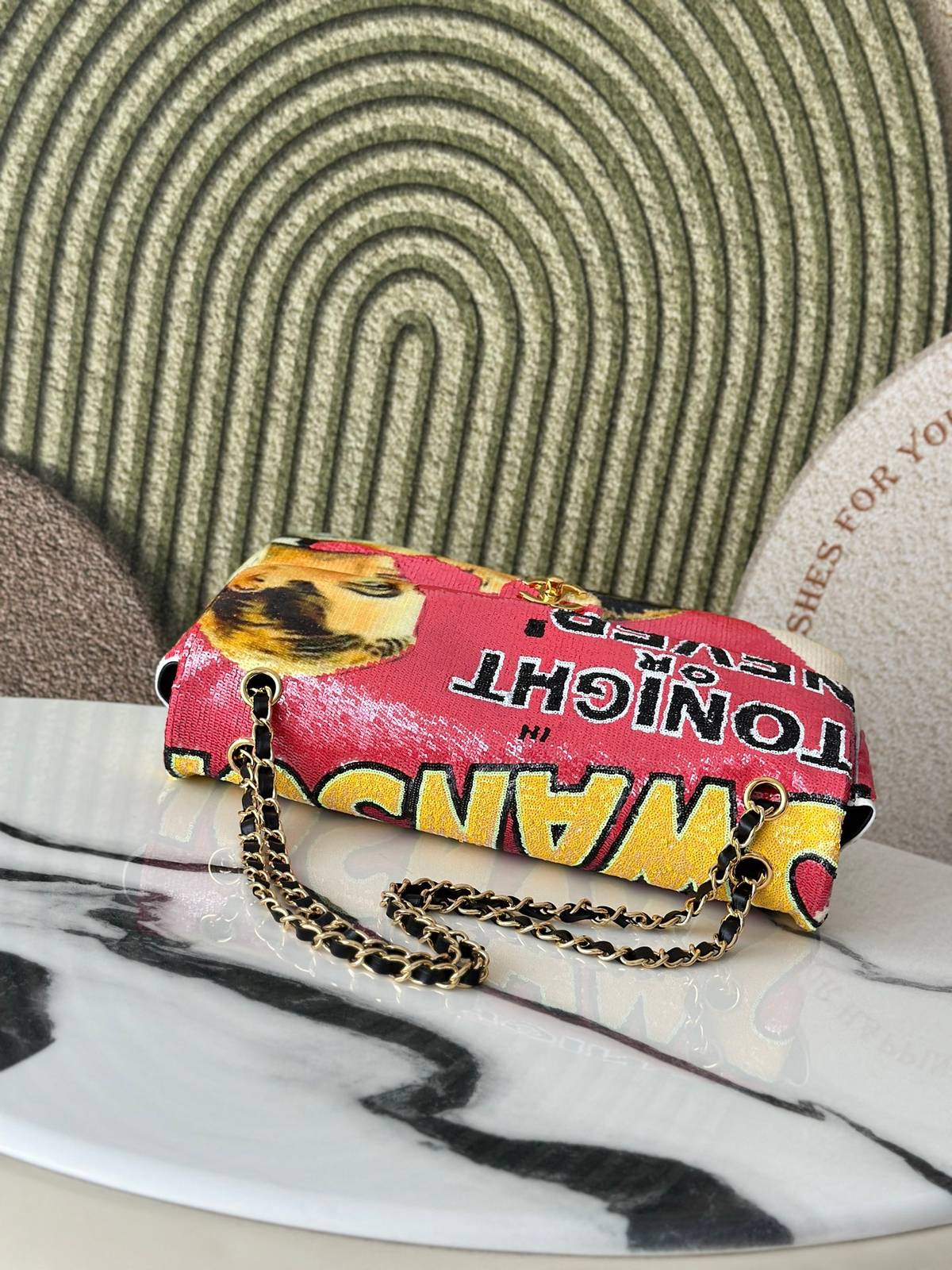 シャネル CHANEL AS6231 レッド マトラッセ チェーンショルダーバッグ ゴールド金具 ストラップ フラップバ - 画像 14
