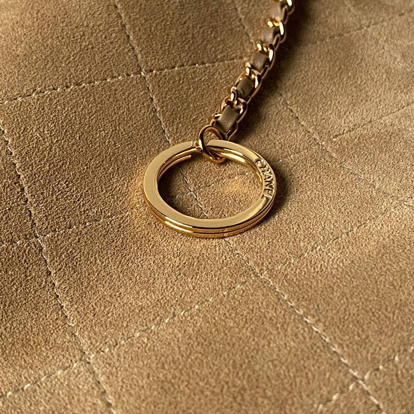 シャネル CHANEL マトラッセ ラムスキン チェーンショルダーバッグ ブラック ゴールド金具 レディース - 画像 6