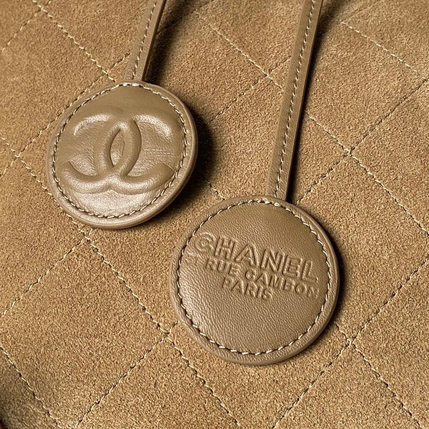 シャネル CHANEL マトラッセ ラムスキン チェーンショルダーバッグ ブラック ゴールド金具 レディース - 画像 8