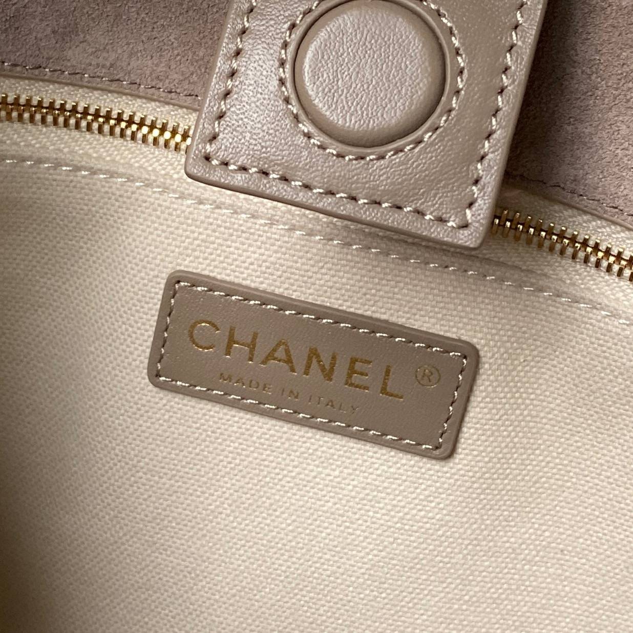 シャネル CHANEL マトラッセ ラムスキン チェーンショルダーバッグ ブラック ゴールド金具 レディース - 画像 12