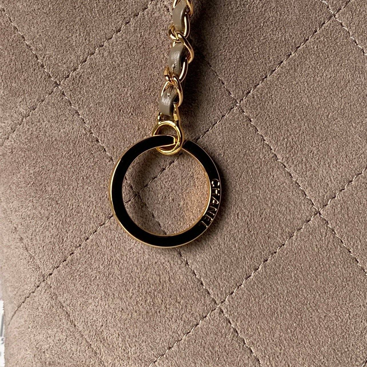 シャネル CHANEL マトラッセ ラムスキン チェーンショルダーバッグ ブラック ゴールド金具 レディース - 画像 15