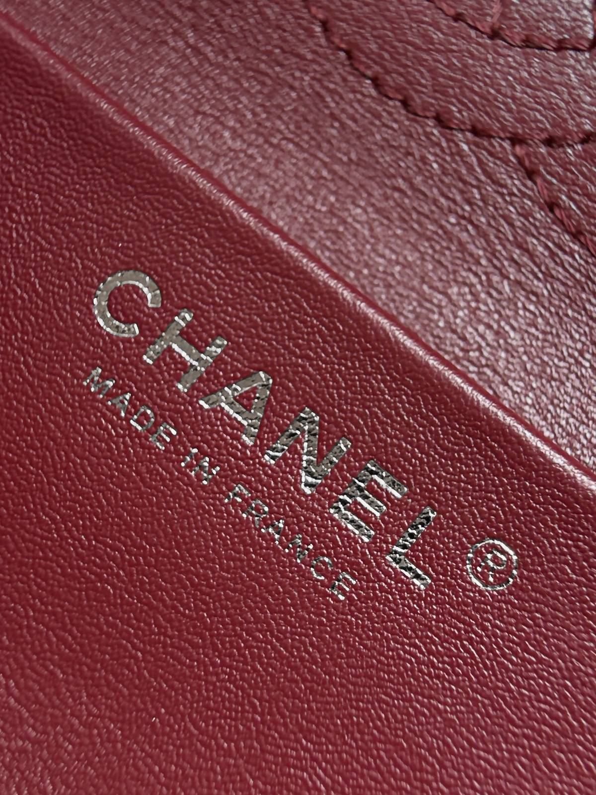 シャネル AS6573 ミニフラップ マトラッセ キャビアスキン チェーンショルダーバッグ ゴールド金具 レディース ブ - 画像 13
