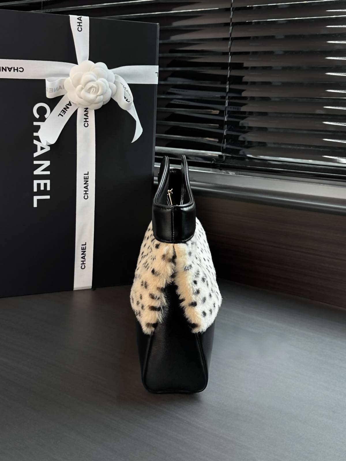 シャネル CHANEL マトラッセ ラムスキン フラップバッグ ゴールド金具 レザー編み込みチェーン ショルダーバッグ - 画像 8