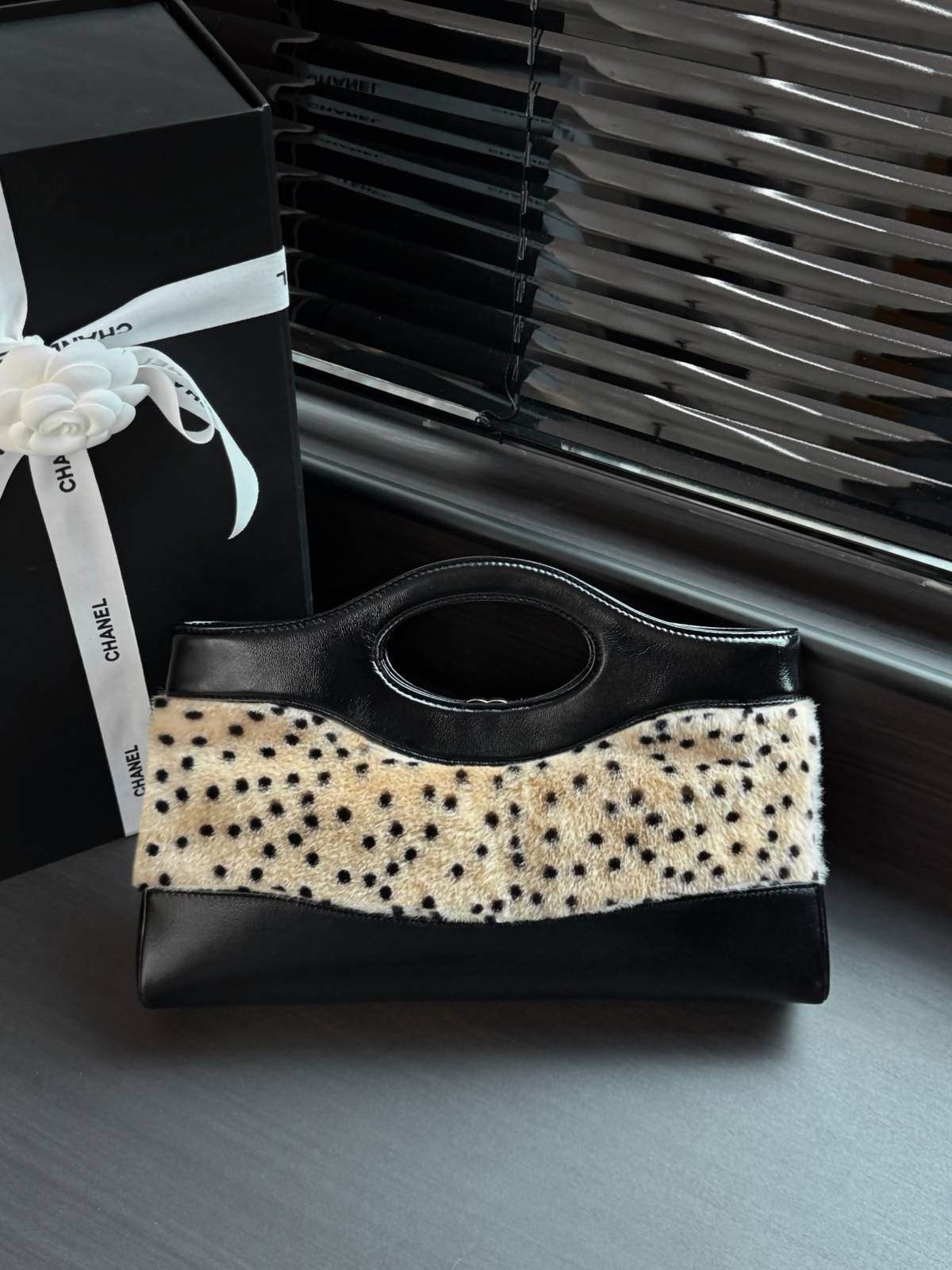 シャネル CHANEL マトラッセ ラムスキン フラップバッグ ゴールド金具 レザー編み込みチェーン ショルダーバッグ - 画像 9