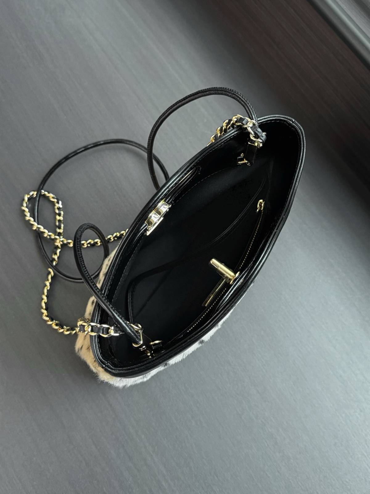 シャネル CHANEL マトラッセ ラムスキン フラップバッグ ゴールド金具 レザー編み込みチェーン ショルダーバッグ - 画像 15