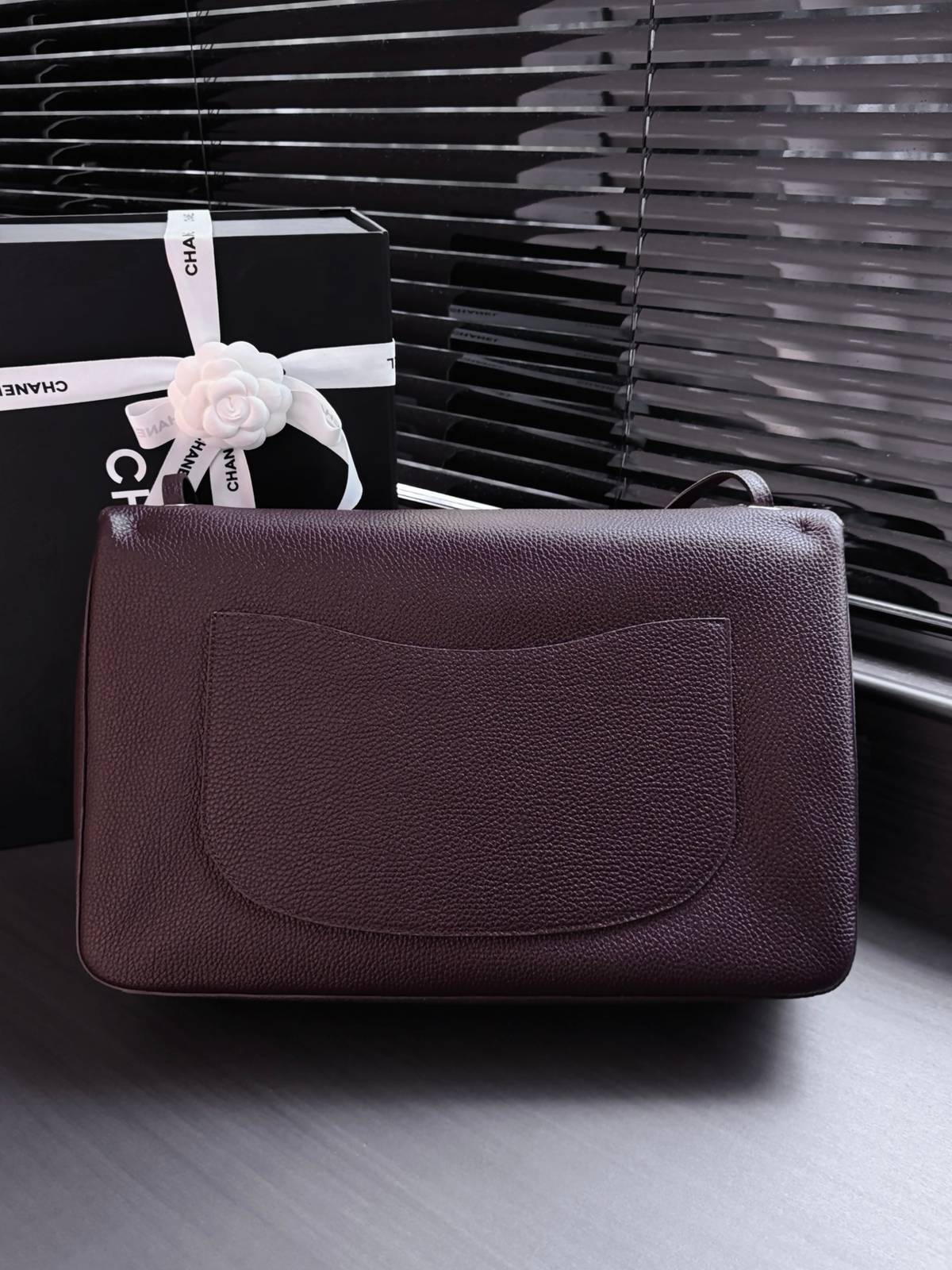 シャネル CHANEL マトラッセ キャビアスキン チェーンショルダーバッグ ゴールド金具 レディース ボルドー - 画像 18