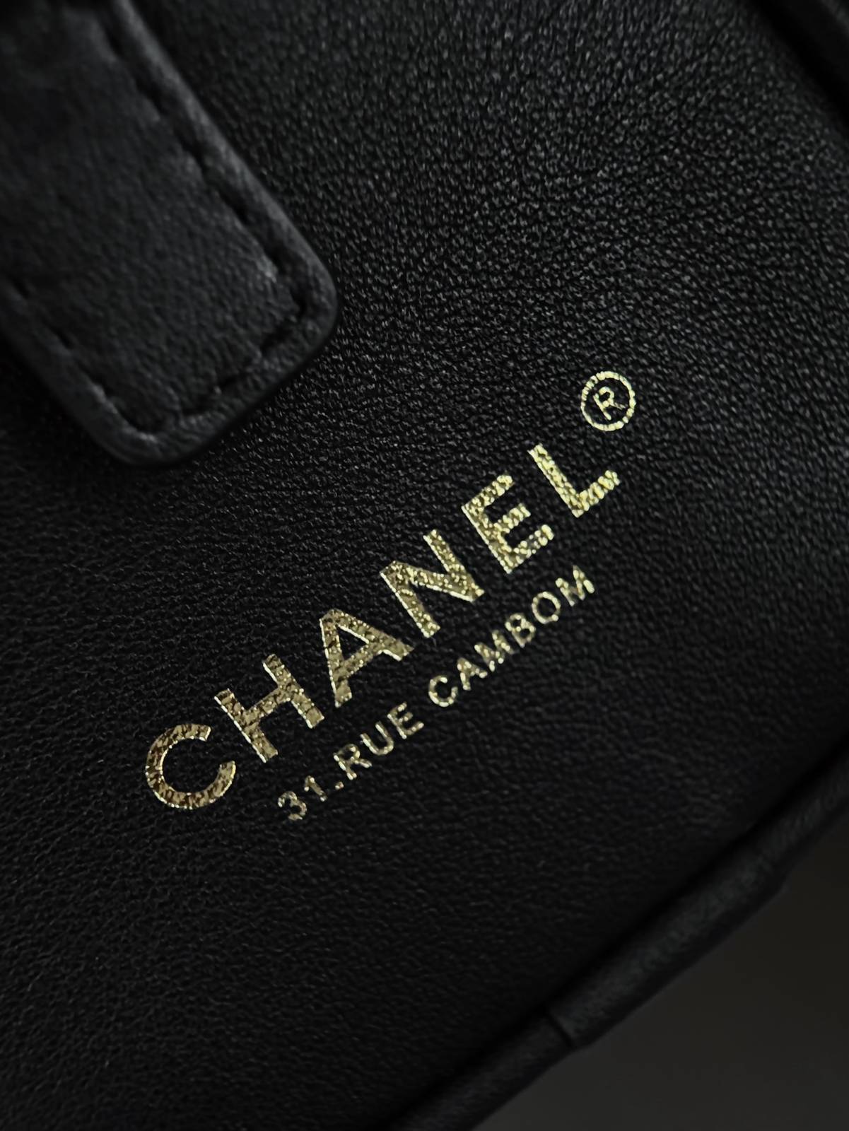 シャネル CHANEL マトラッセ ブラック ラムスキン チェーンショルダーバッグ ゴールド金具 レディース - 画像 3