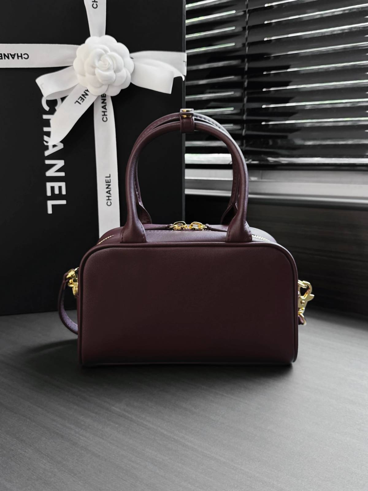 シャネル CHANEL マトラッセ ミニバッグ キャビアスキン ゴールド金具 チェーンショルダーバッグ レディース ブラ - 画像 20