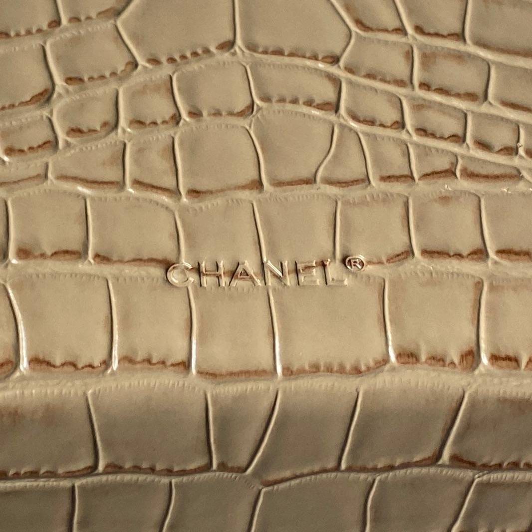 シャネル CHANEL キャビアスキン マトラッセ バニティバッグ ゴールド金具 レザー編み込みチェーン ショルダーバッ - 画像 15