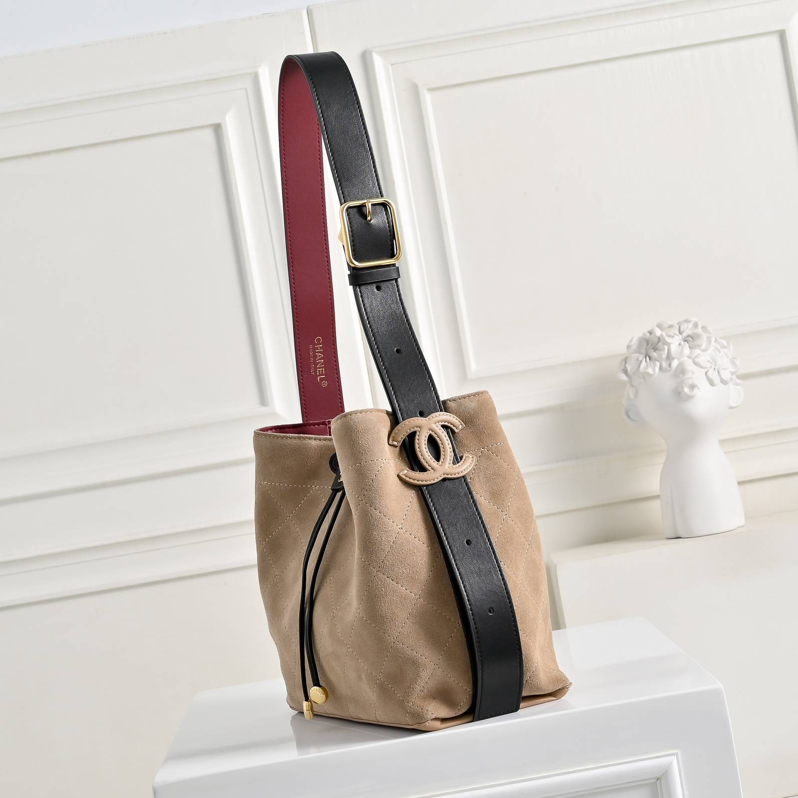 シャネル CHANEL 80030 マトラッセ ラムスキン チェーンショルダーバッグ ゴールド金具 レディース - 画像 18