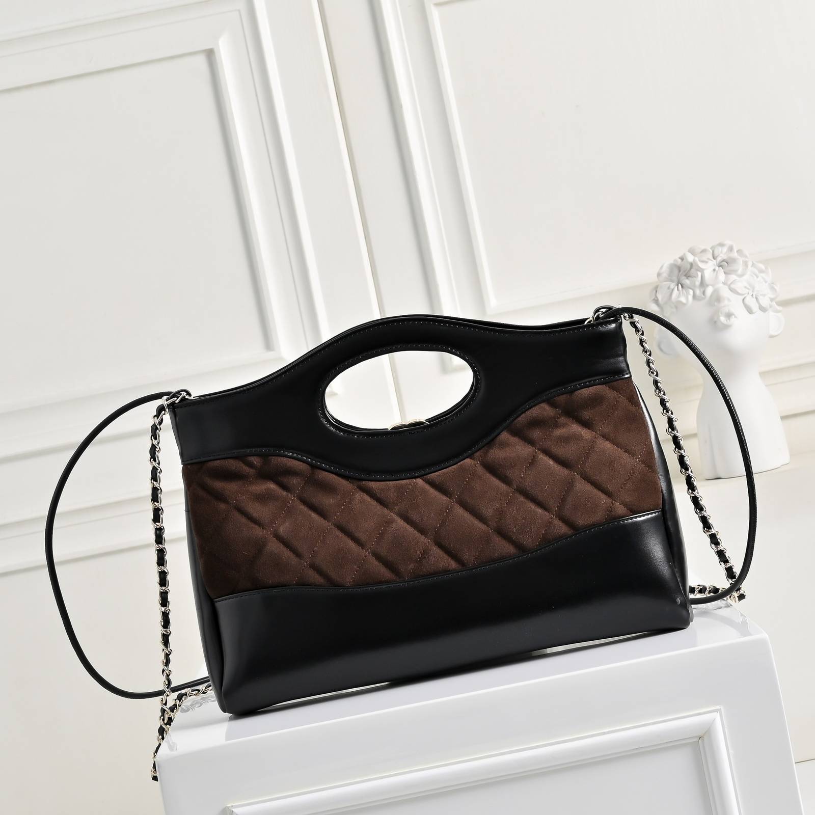 シャネル CHANEL マトラッセ マルチカラー ラムスキン チェーンショルダーバッグ ゴールド金具 レディース - 画像 8