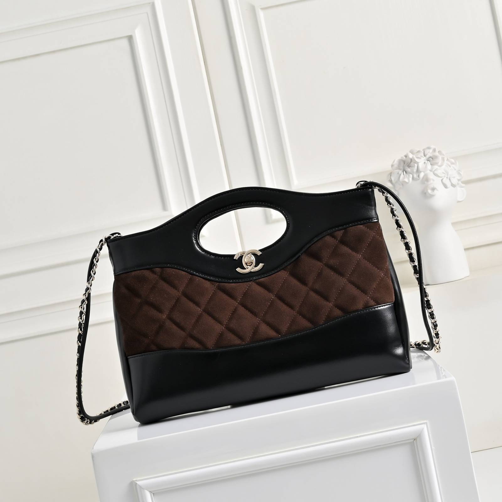 シャネル CHANEL マトラッセ マルチカラー ラムスキン チェーンショルダーバッグ ゴールド金具 レディース - 画像 10