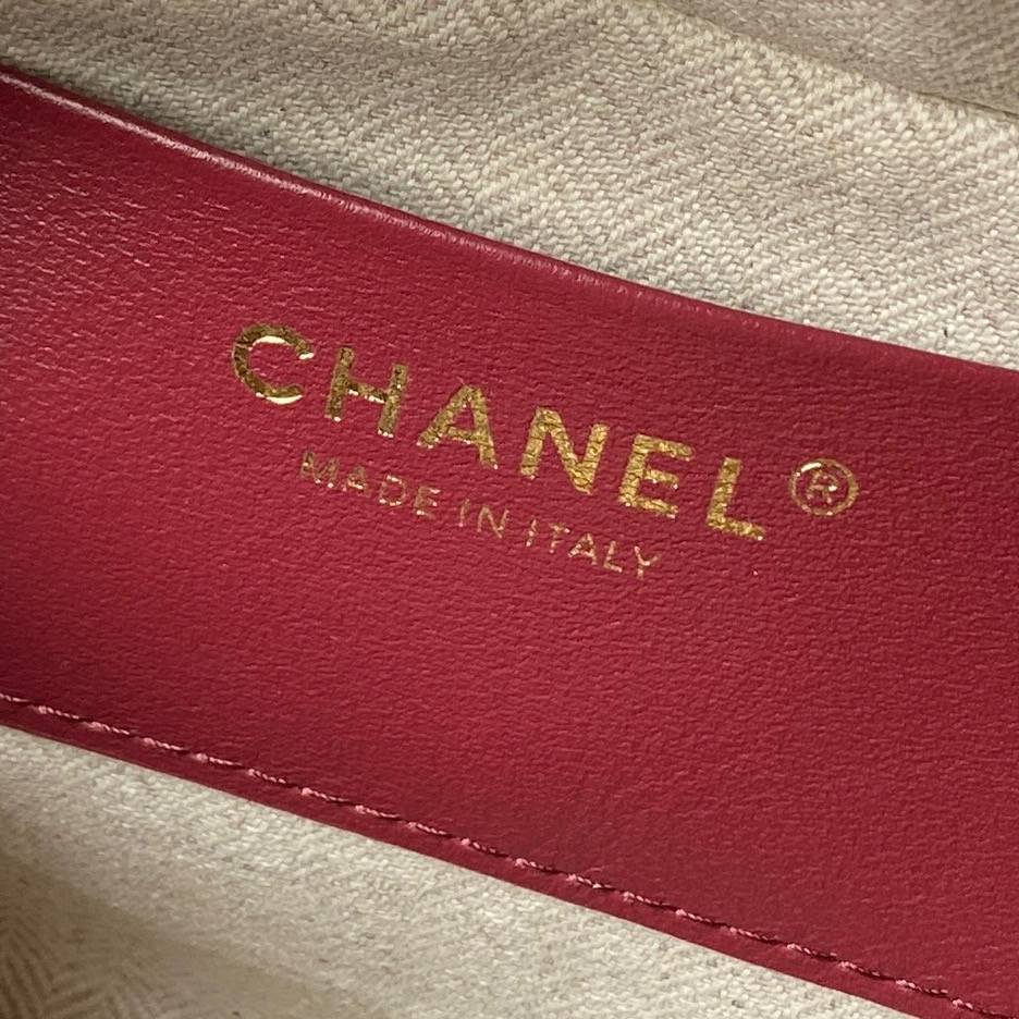 シャネル CHANEL AP5628 ミニボストンバッグ キャビアスキン ブラック ゴールド金具 ターンロック 2WAY - 画像 4