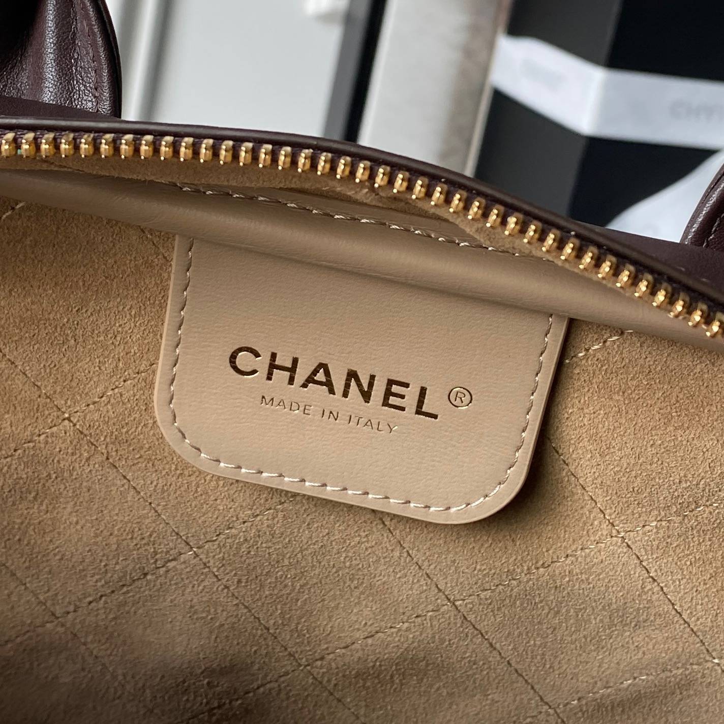 シャネル CHANEL AS6580 ボストンバッグ キャビアスキン ゴールド金具 2WAY レディース - 画像 3
