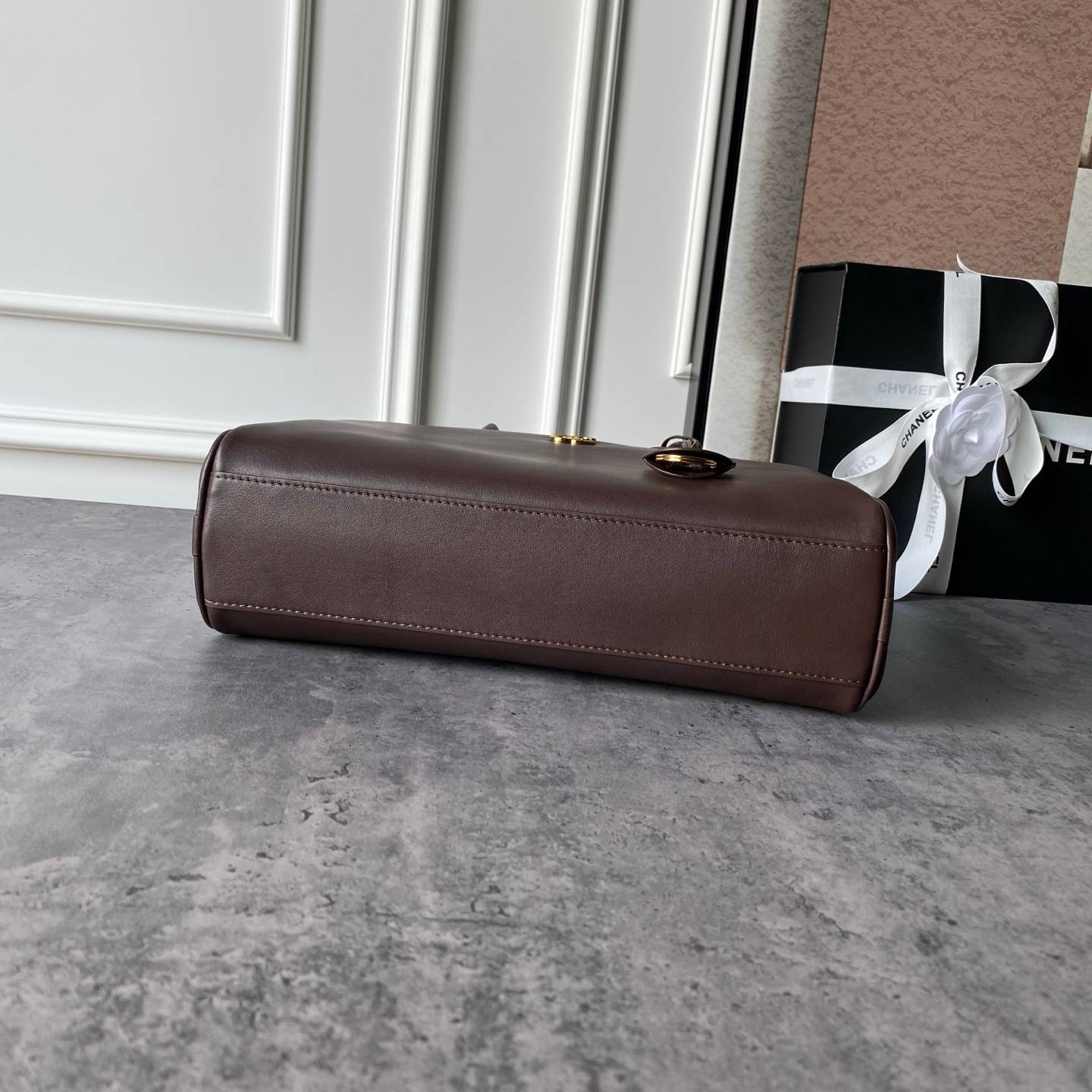 シャネル CHANEL AS6580 ボストンバッグ キャビアスキン ゴールド金具 2WAY レディース - 画像 5
