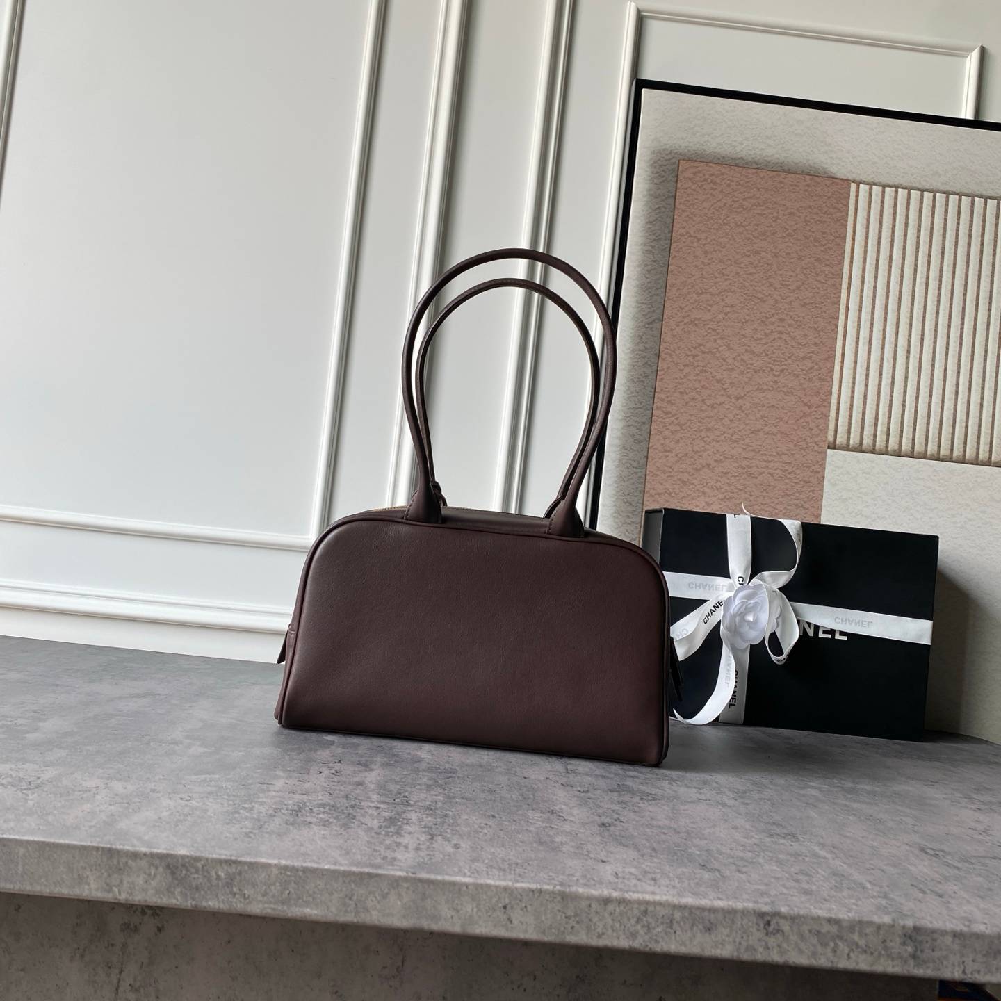 シャネル CHANEL AS6580 ボストンバッグ キャビアスキン ゴールド金具 2WAY レディース - 画像 9