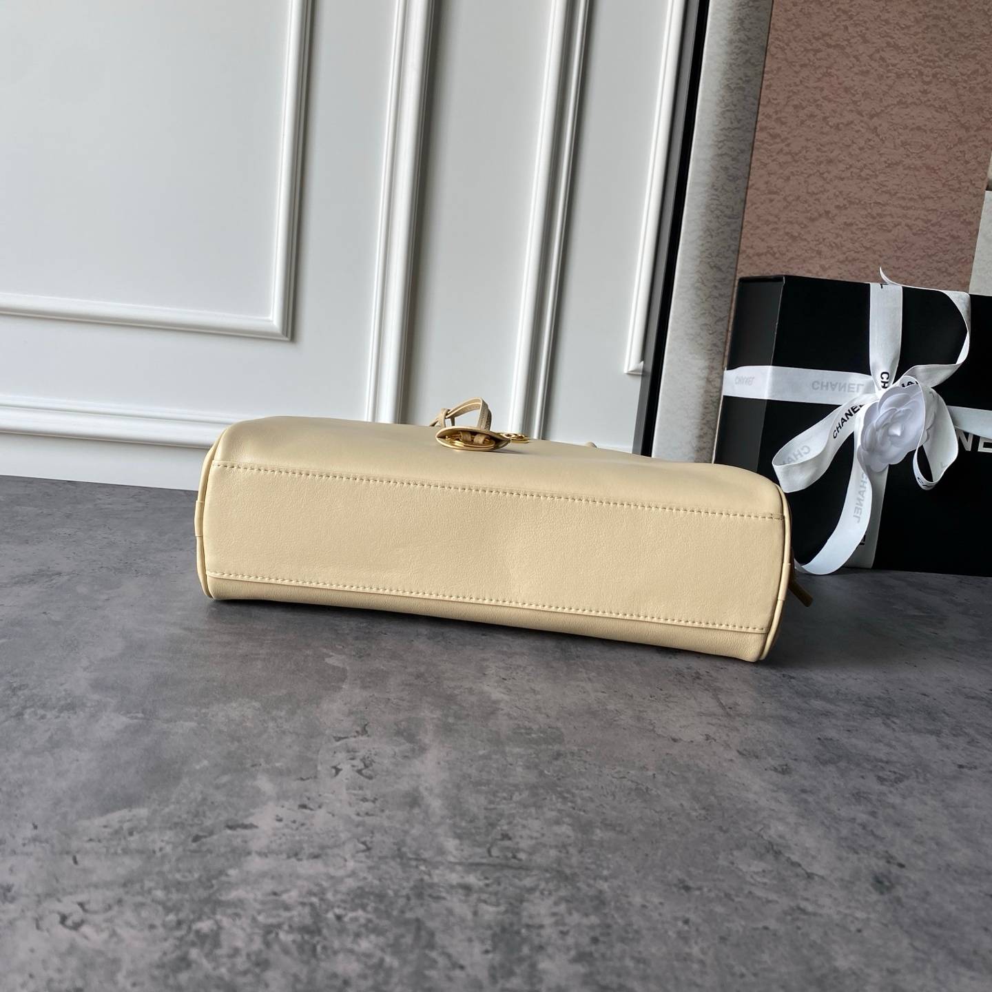シャネル CHANEL AS6580 ボストンバッグ キャビアスキン ゴールド金具 2WAY レディース - 画像 14