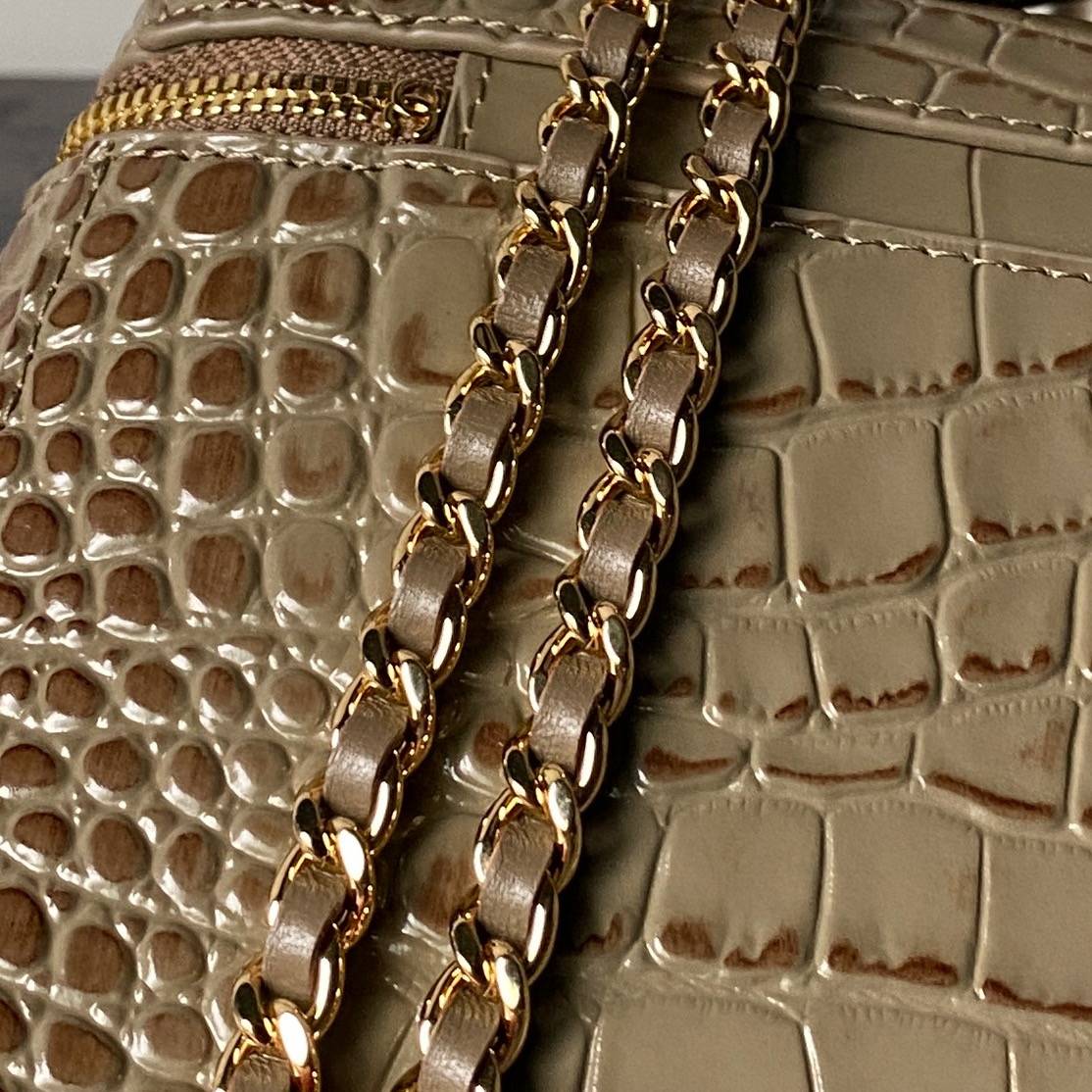 シャネル CHANEL マトラッセ チェーンショルダーバッグ キャビアスキン ヴァニティ バッグ ブラック ホワイト ベ - 画像 5