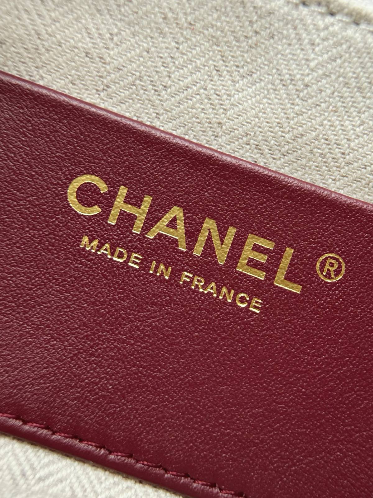 シャネル CHANEL マトラッセ ラムスキン チェーンショルダーバッグ ベージュ ゴールド金具 レディース - 画像 2