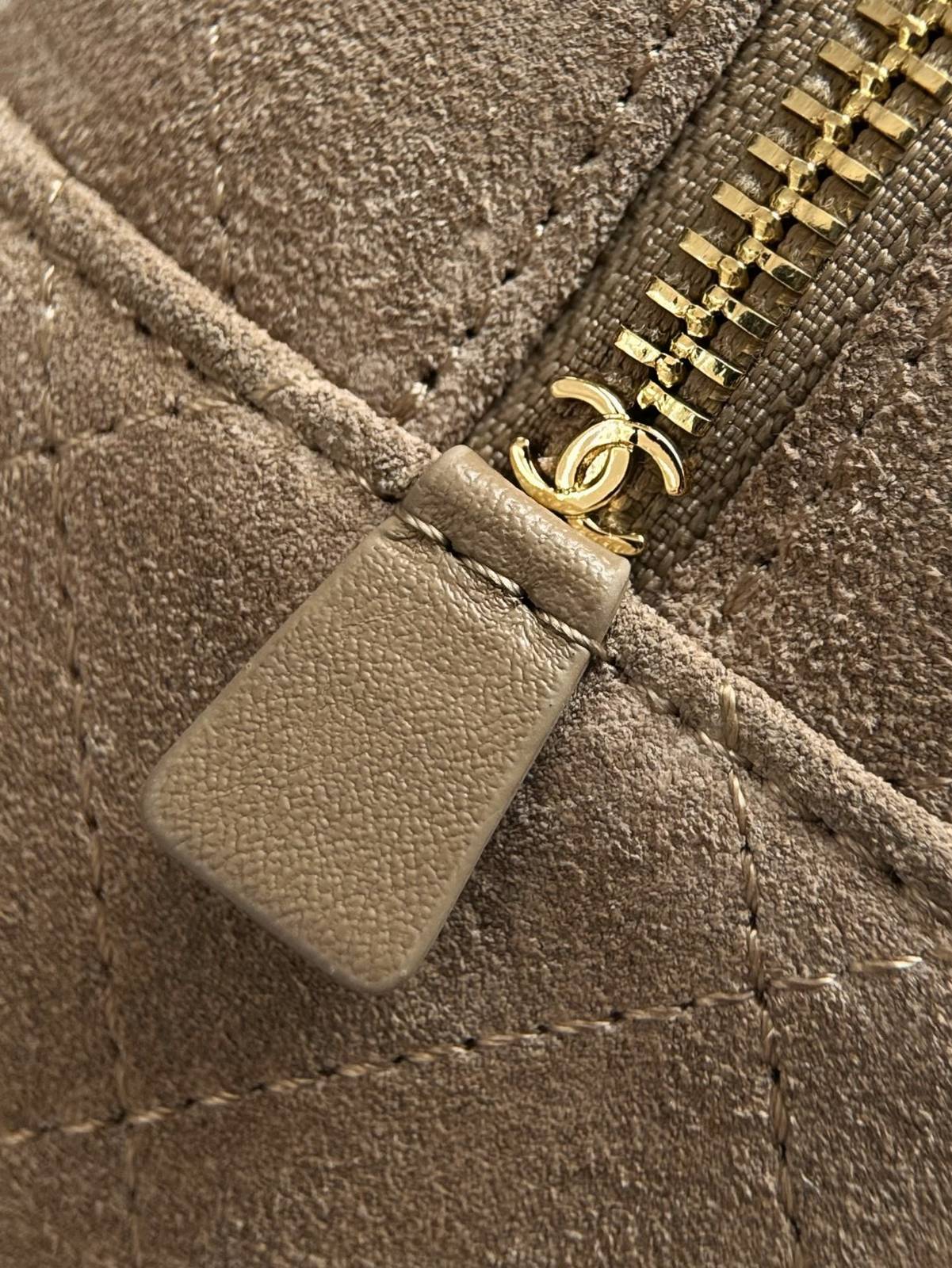 シャネル CHANEL マトラッセ ラムスキン チェーンショルダーバッグ ベージュ ゴールド金具 レディース - 画像 6