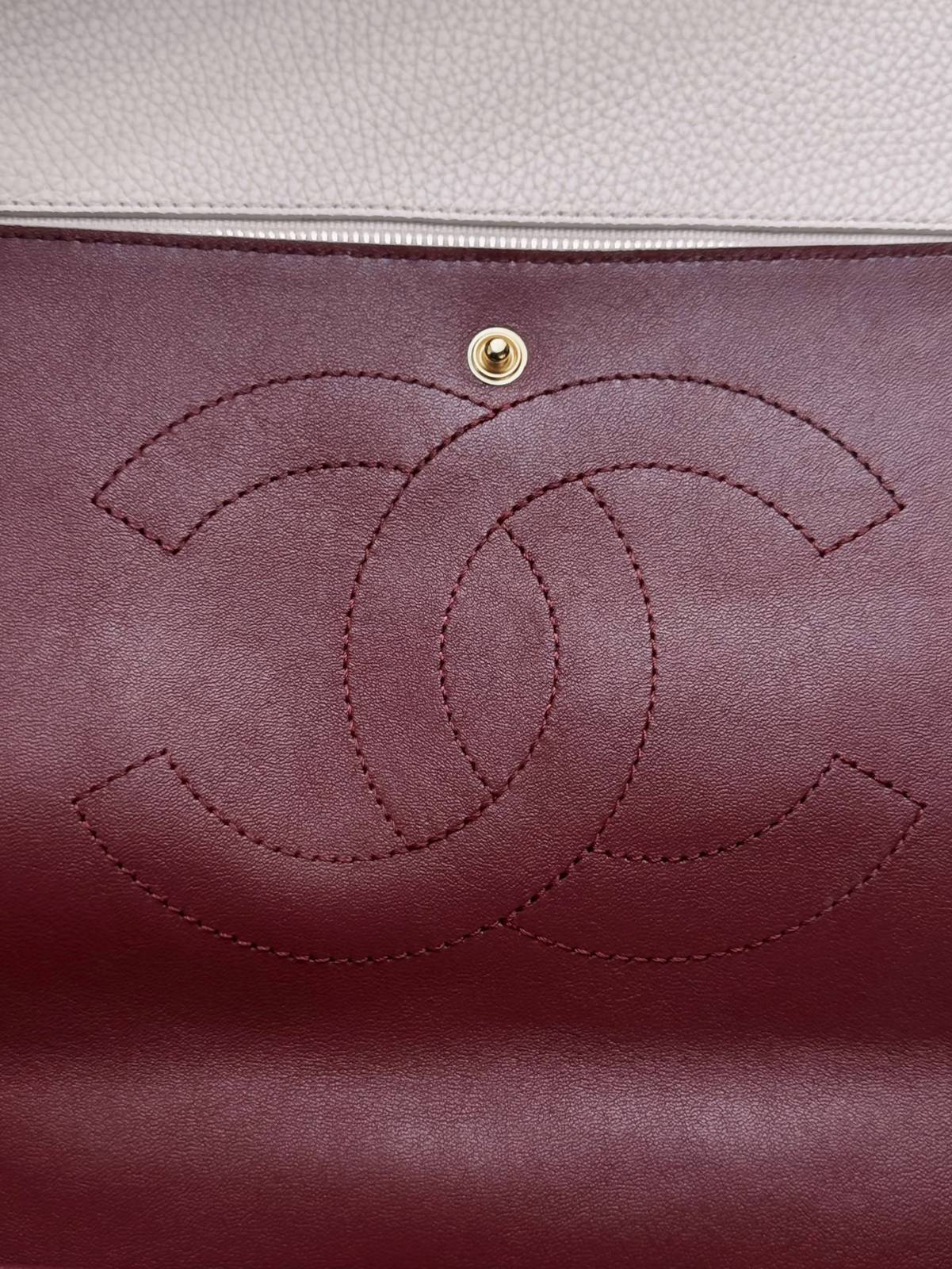 シャネル マトラッセ チェーンショルダーバッグ フラップバッグ レディース ゴールド金具 ホワイト ブラック - 画像 13