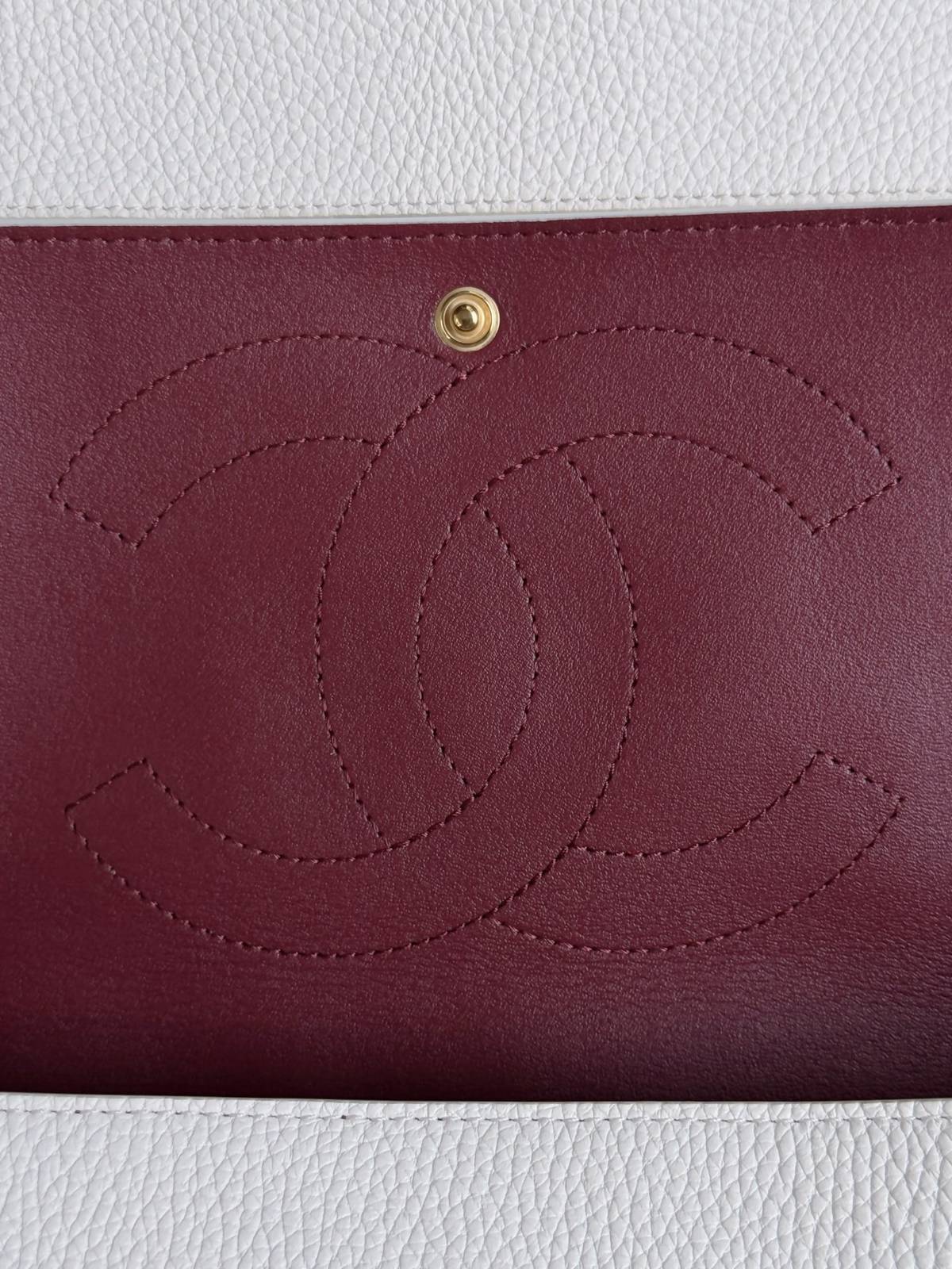 シャネル CHANEL マトラッセ フラップバッグ ラムスキン ゴールド金具 ショルダーバッグ レディース ホワイト ブ - 画像 12