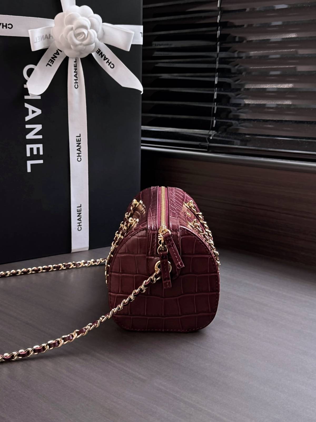 シャネル CHANEL マトラッセ キャビアスキン チェーンショルダーバッグ ゴールド金具 ブラック レディース - 画像 18