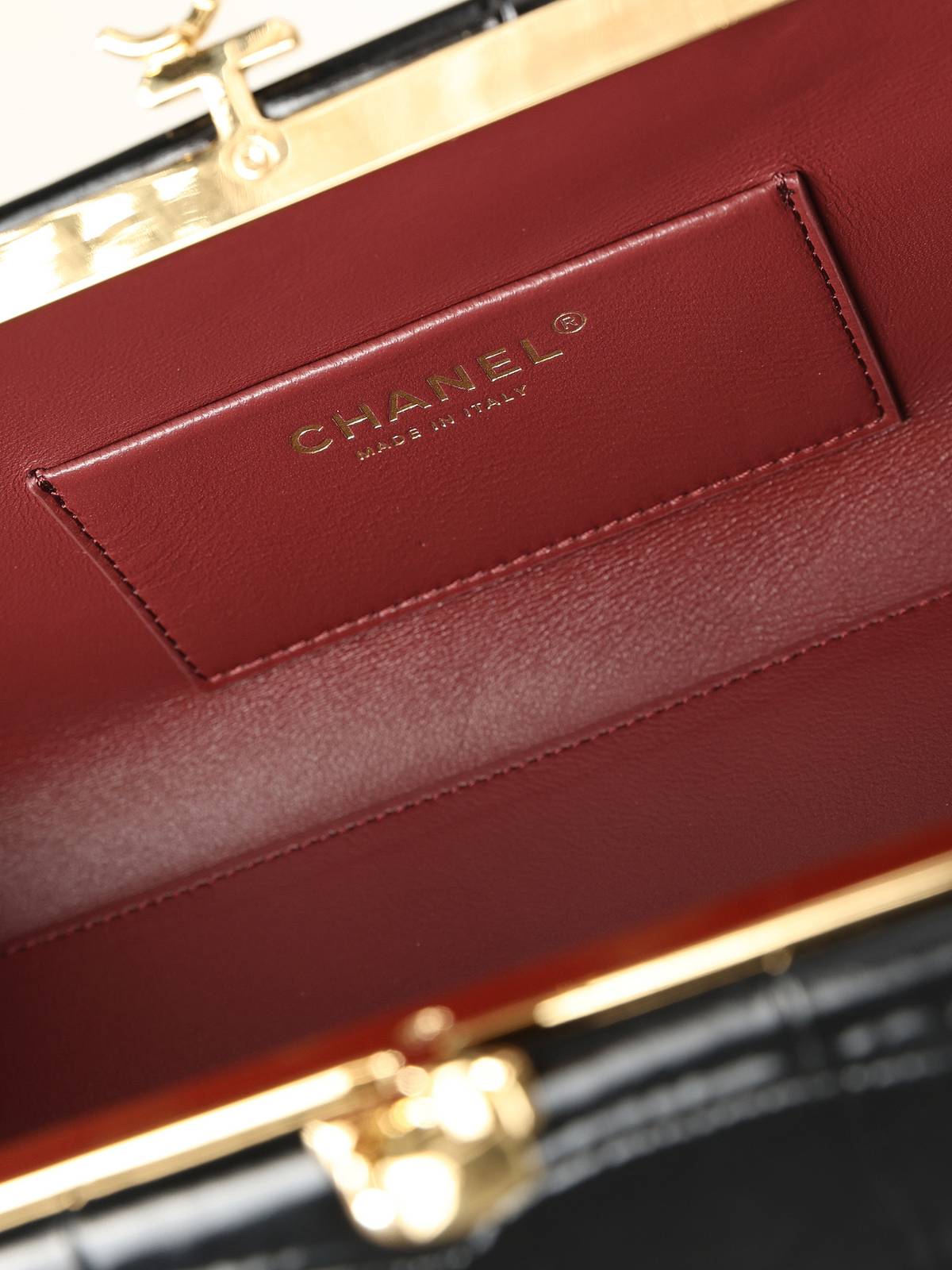 シャネル CHANEL マトラッセ フラップバッグ チェーンショルダー ボルドー裏地 ゴールド金具 レディース - 画像 12