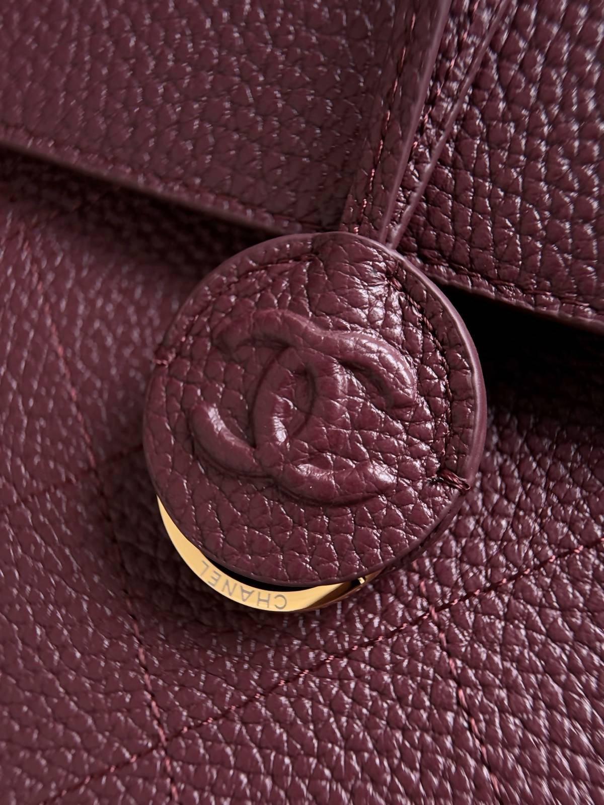シャネル CHANEL マトラッセ レザー編み込みチェーン フラップバッグ ブラック ゴールド金具 - 画像 5