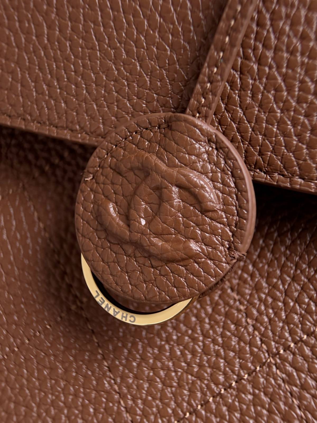 シャネル CHANEL マトラッセ レザー編み込みチェーン フラップバッグ ブラック ゴールド金具 - 画像 15