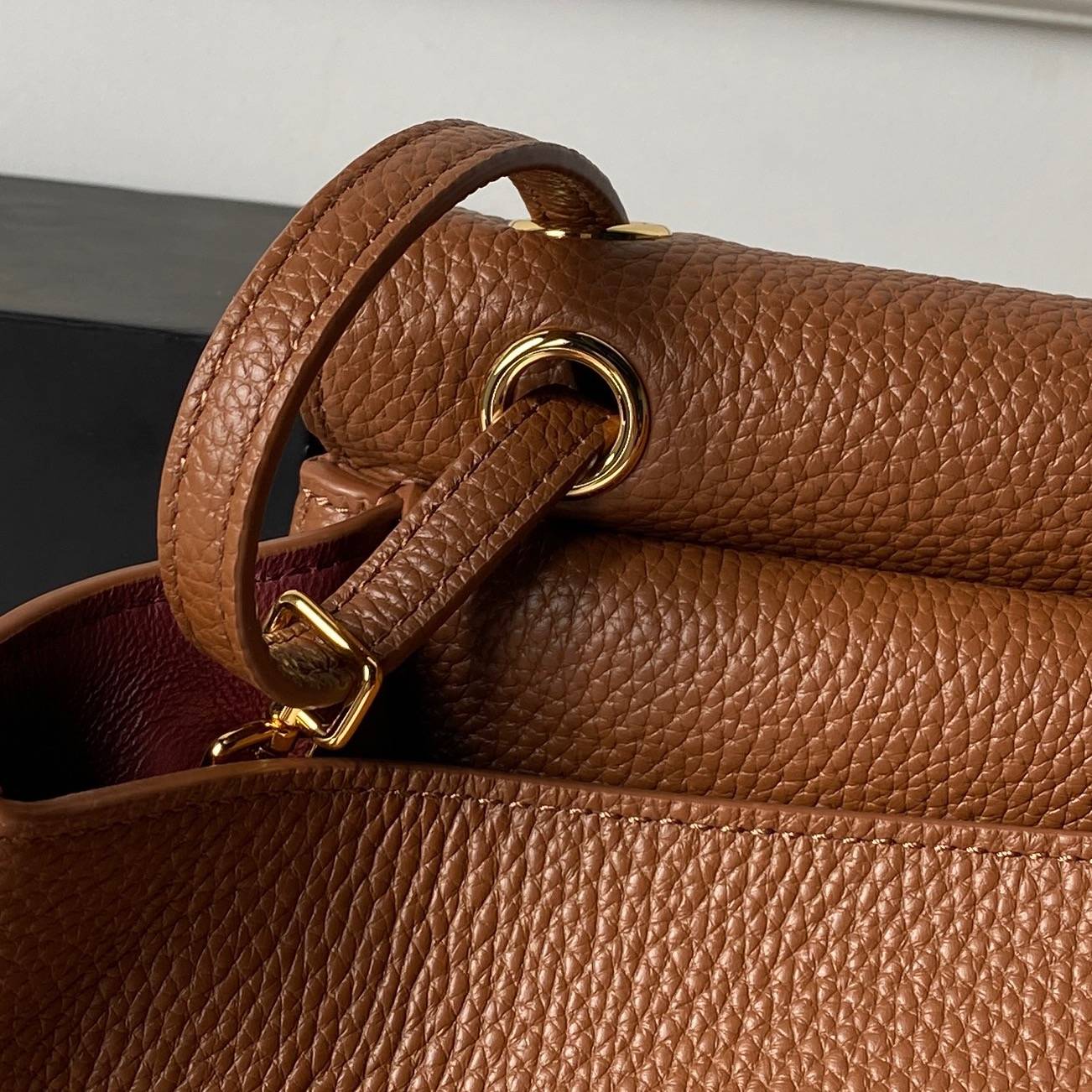 シャネル CHANEL マトラッセ チェーンショルダーバッグ キャビアスキン ゴールド金具 レディース ブラック ベージ - 画像 11