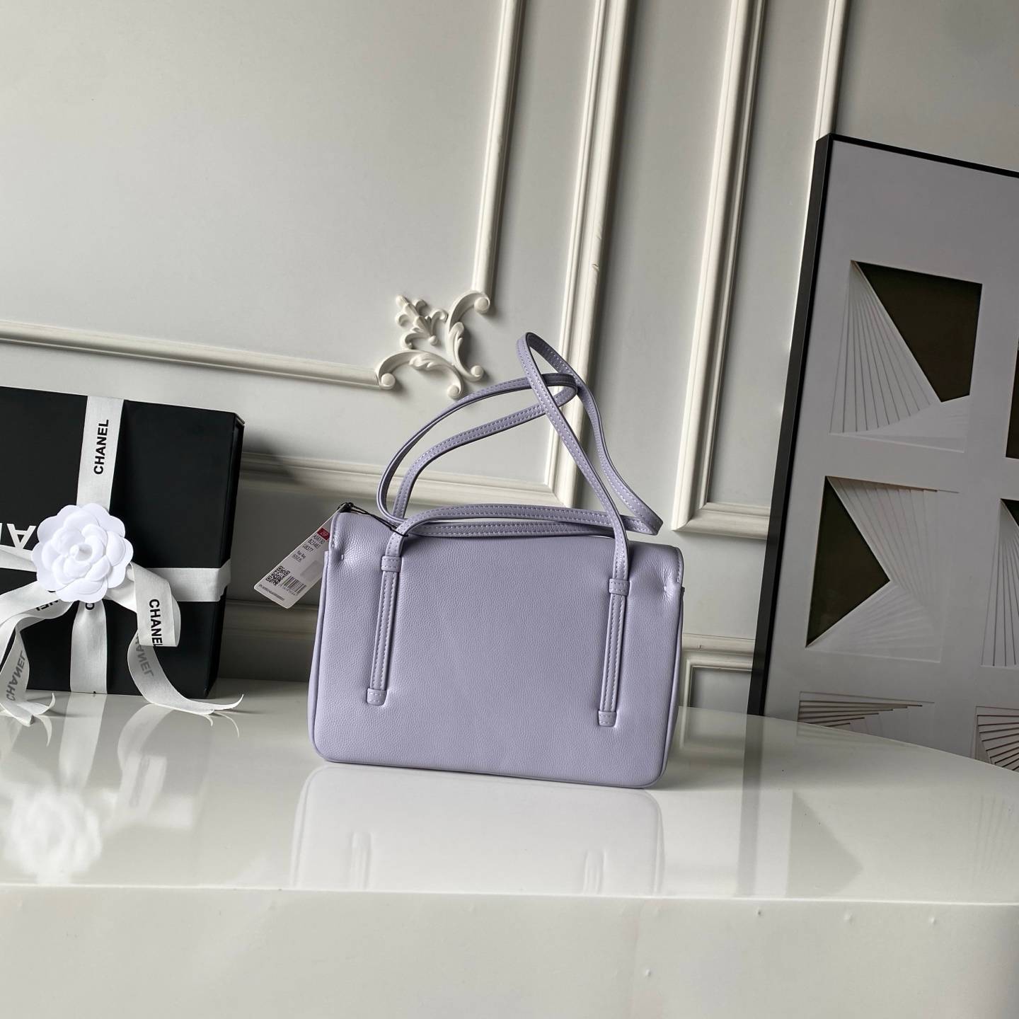 シャネル CHANEL AS6130 マトラッセ ラムスキン チェーンショルダーバッグ ブラック金具 レディース - 画像 9