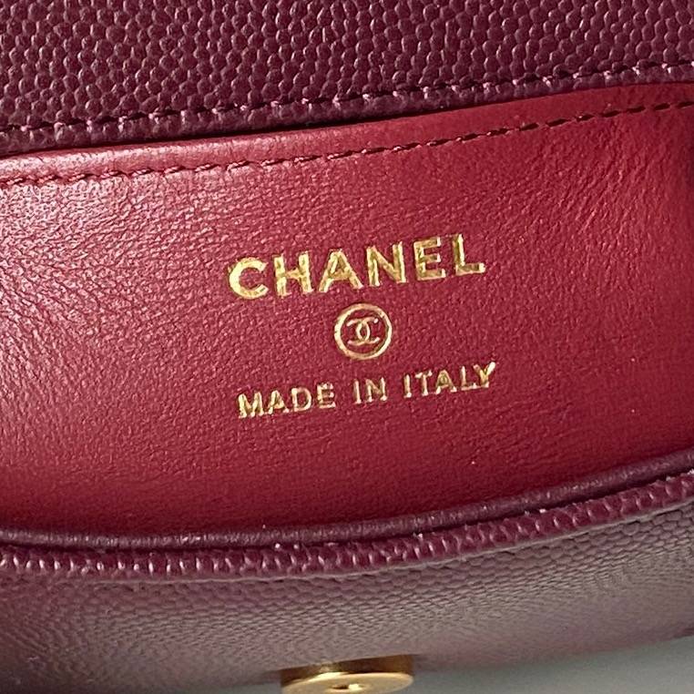 シャネル CHANEL AP5168 チェーンショルダーバッグ マトラッセ マットキャビアスキン ゴールド金具 レディー - 画像 2
